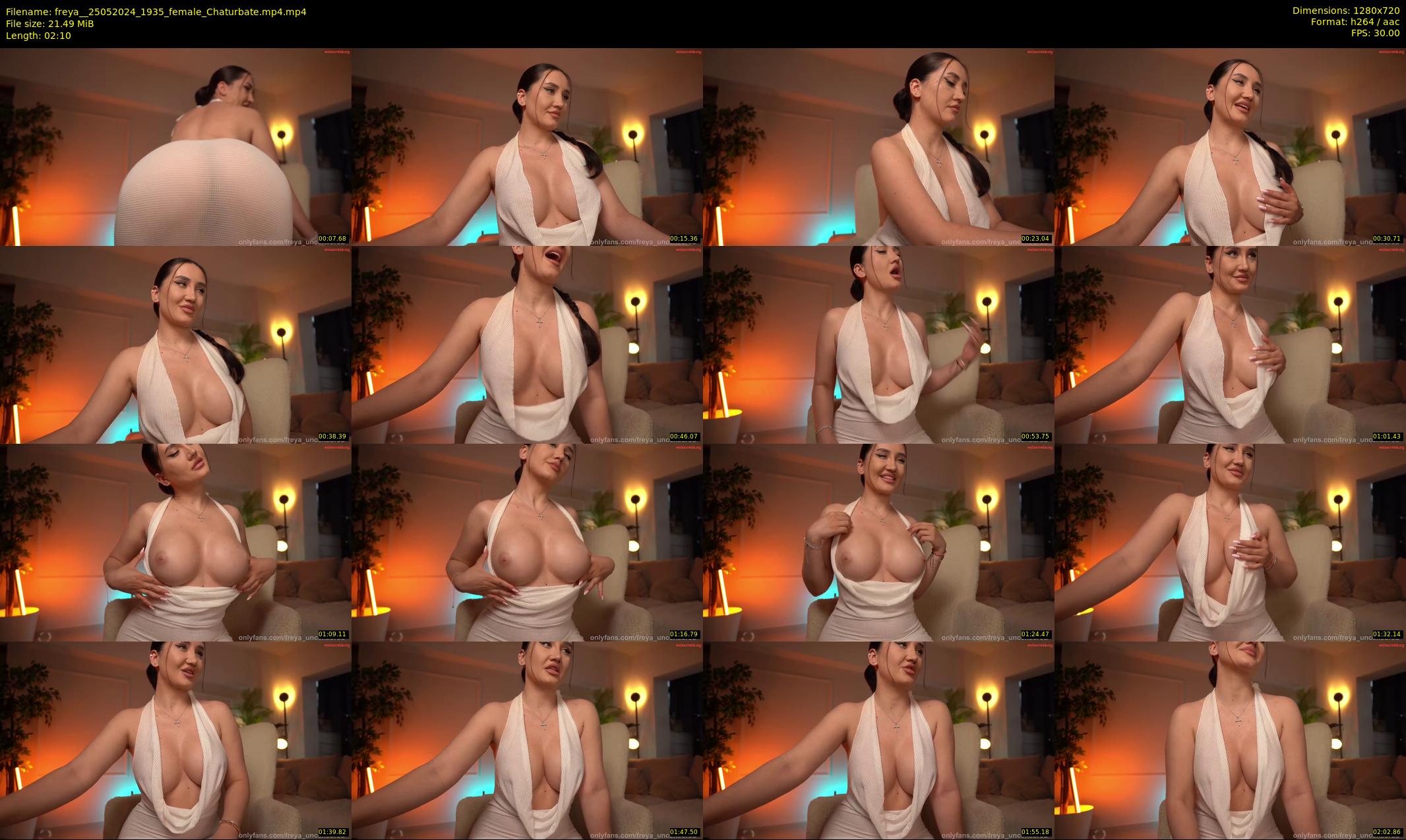 freya_ — 3 minute Chaturbate female cam show recording, 720p, May 25, 2024