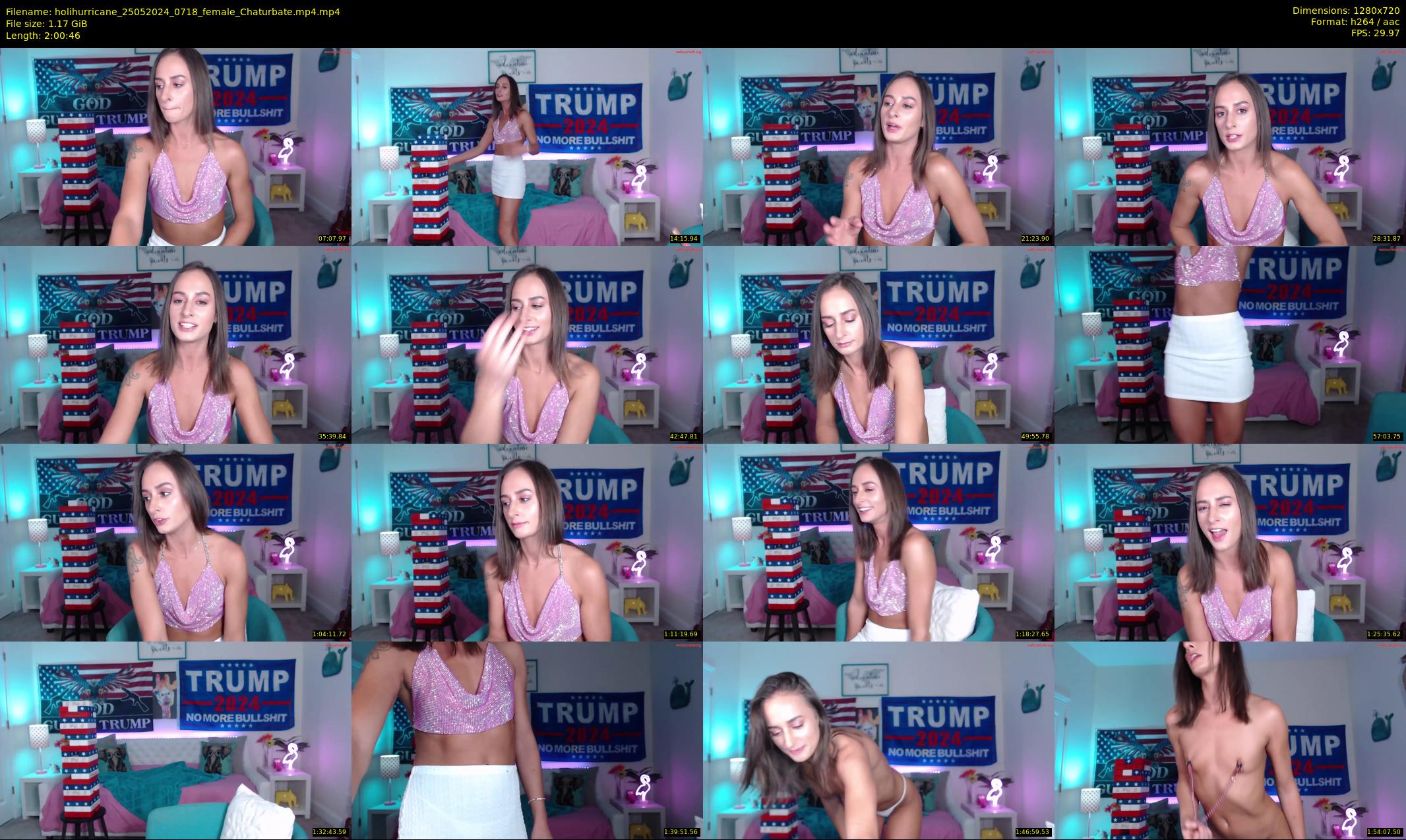 holihurricane — 121 minute Chaturbate female cam show recording, 720p, May 25, 2024