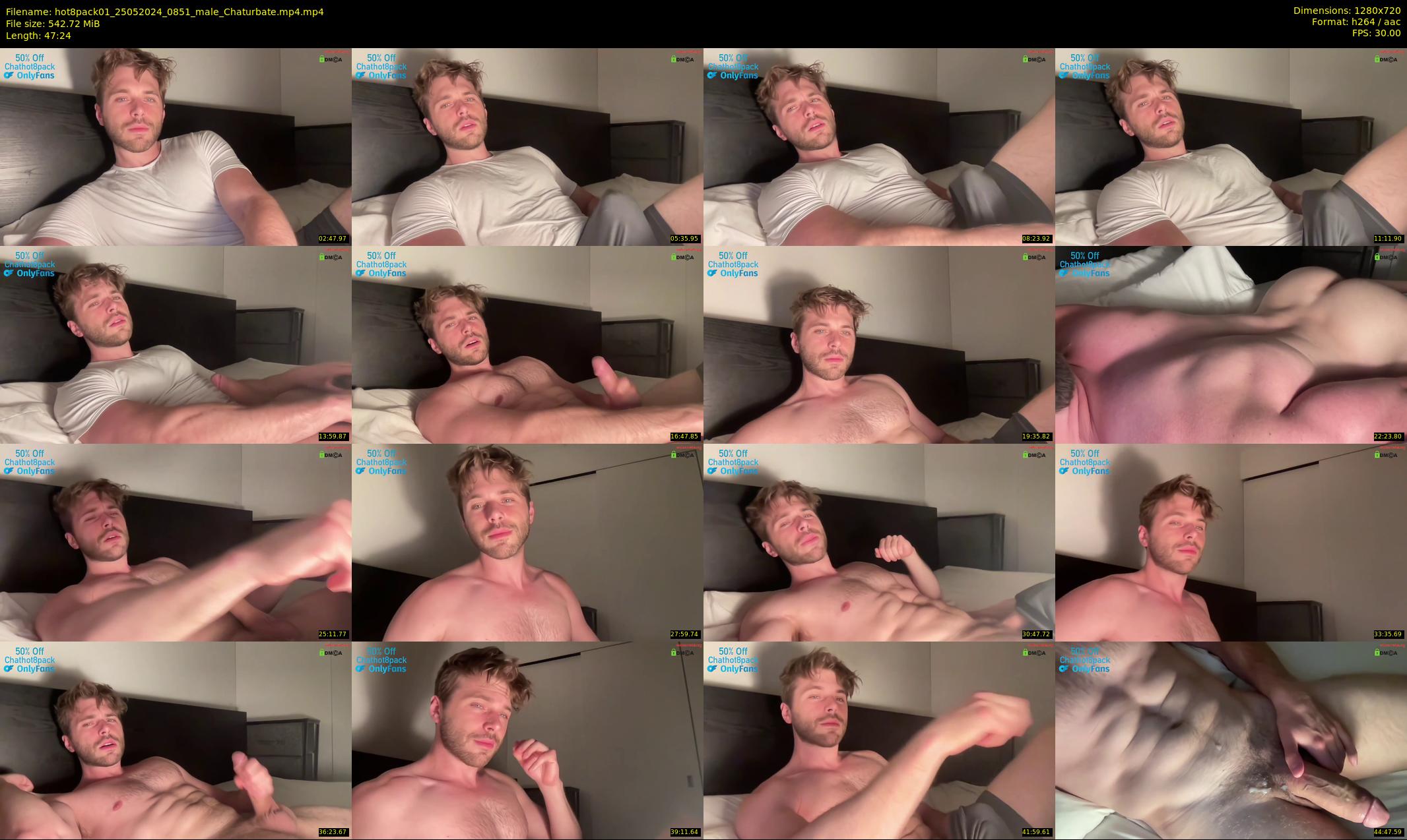 hot8pack01 — 48 minute Chaturbate male cam show recording, 720p, May 25, 2024