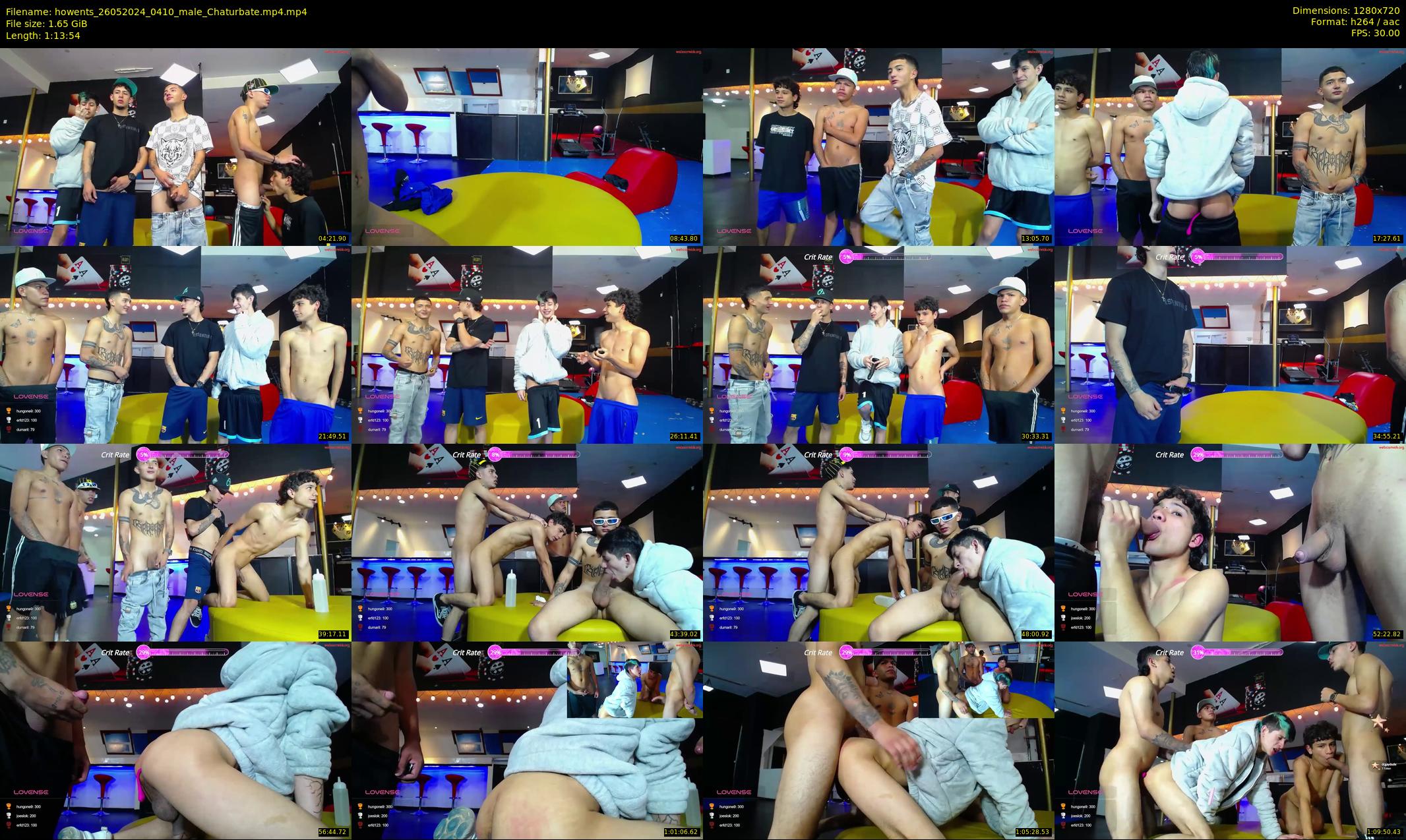 howents — 74 minute Chaturbate male cam show recording, 720p, May 26, 2024