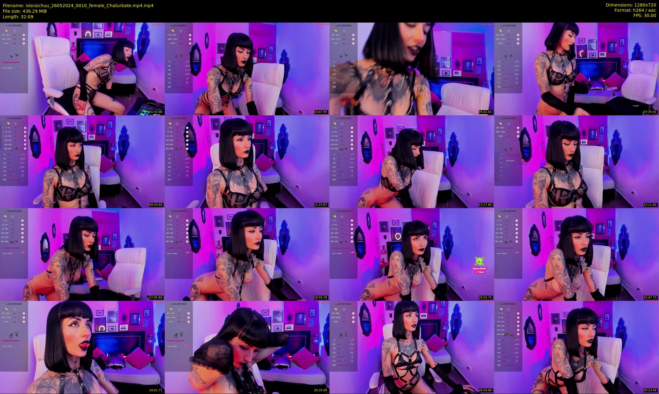 isisraichuu — 33 minute Chaturbate female cam show recording, 720p, May 26, 2024