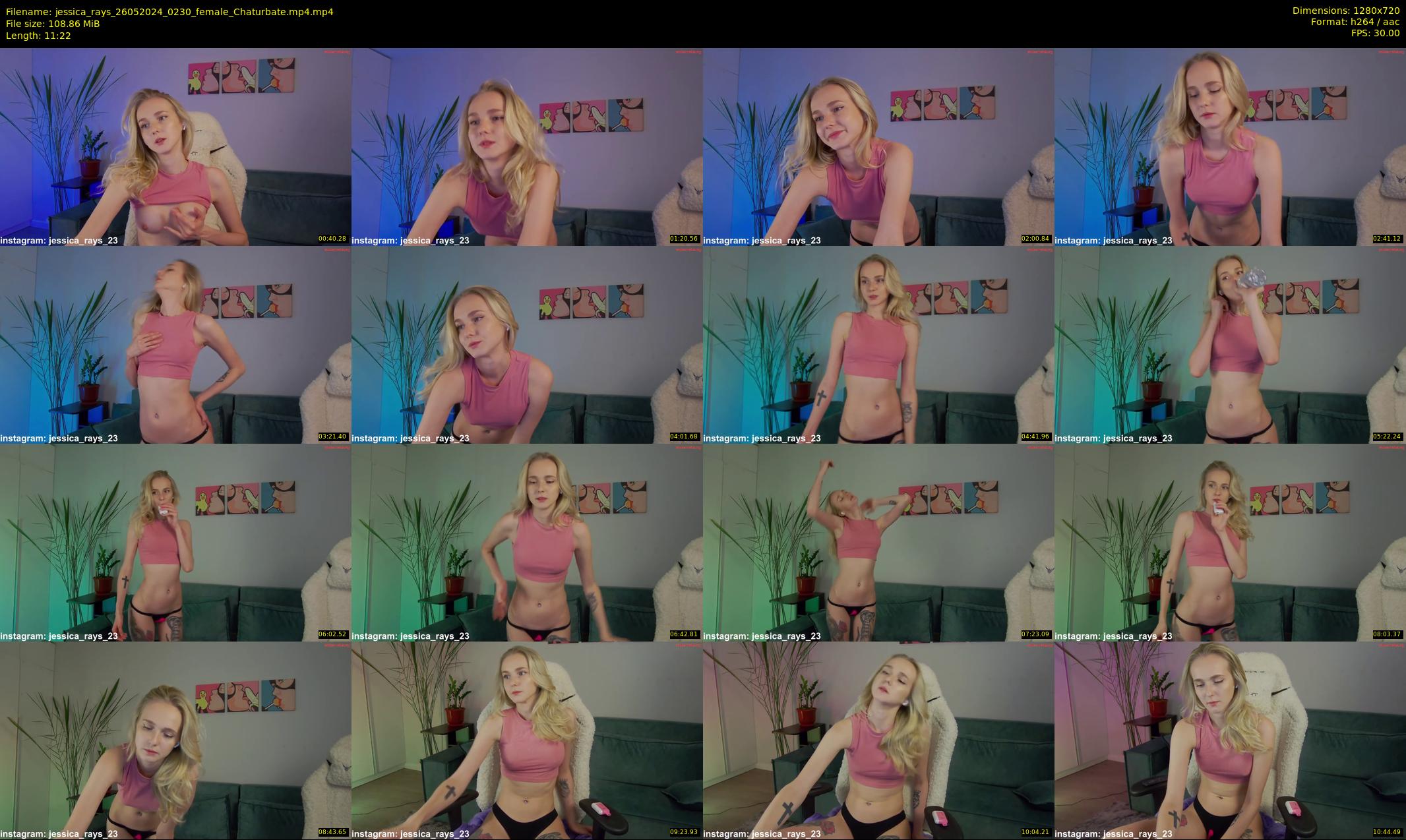 jessica_rays — 12 minute Chaturbate couple cam show recording, 720p, May 26, 2024