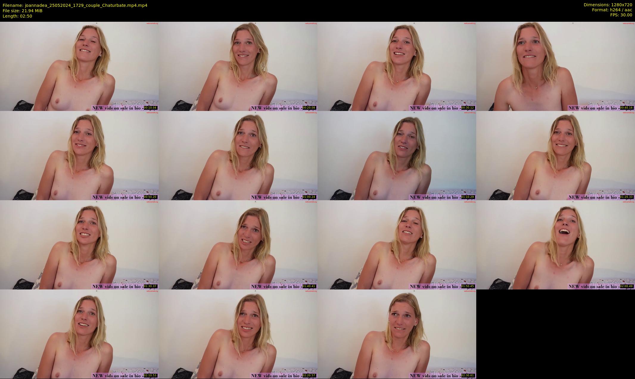 joannadea — 3 minute Chaturbate female cam show recording, 720p, May 25, 2024
