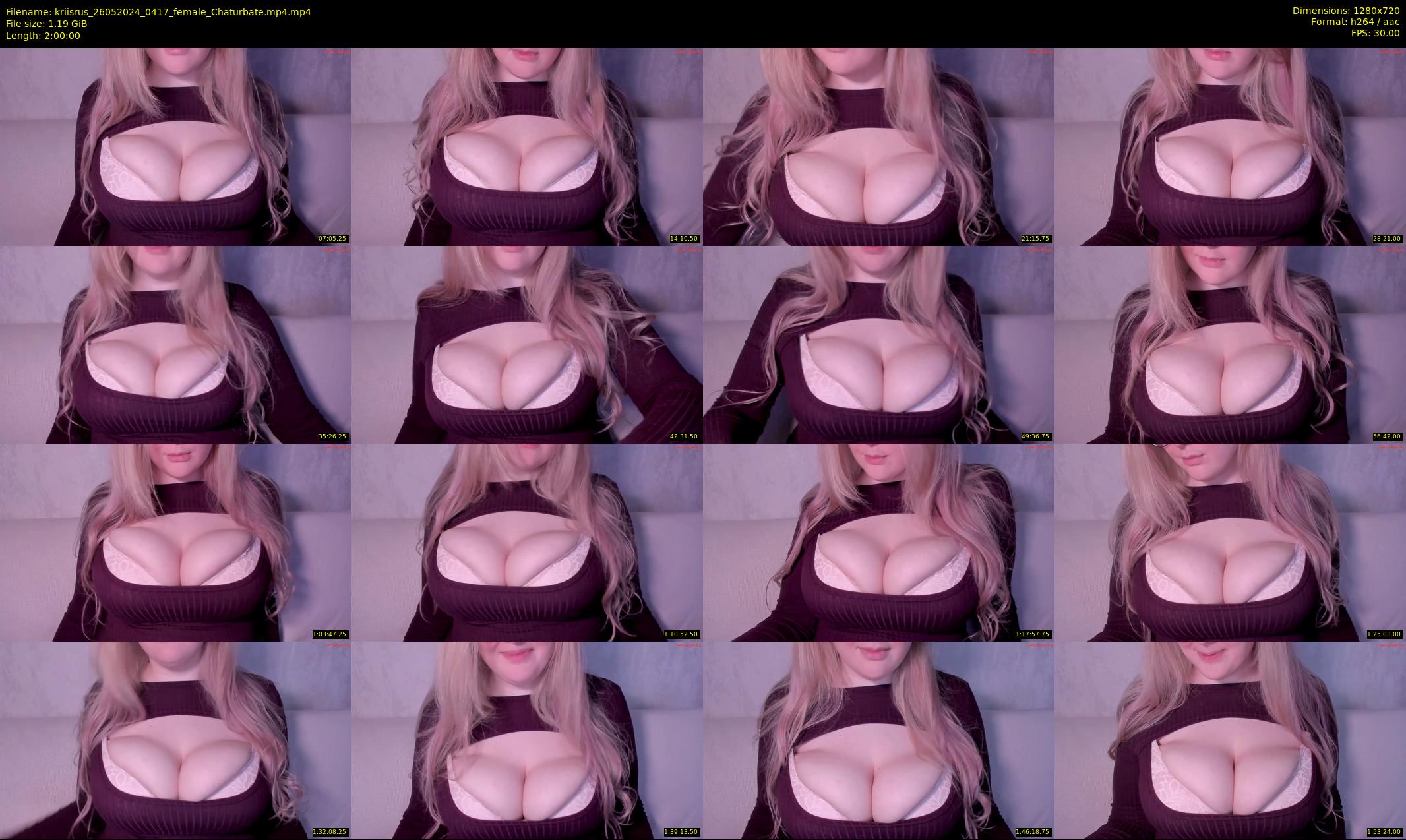 kriisrus — 120 minute Chaturbate female cam show recording, 720p, May 26, 2024