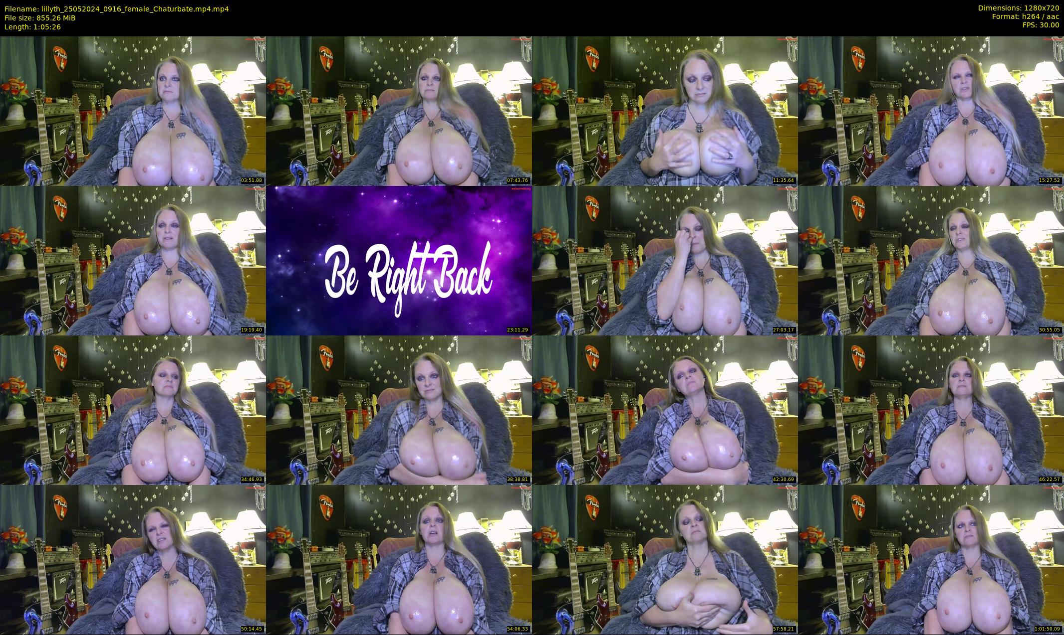 lillyth — 66 minute Chaturbate female cam show recording, 720p, May 25, 2024