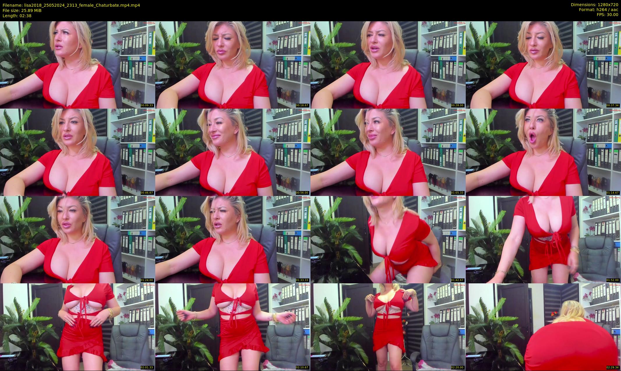 lisa2018 — 3 minute Chaturbate female cam show recording, 720p, May 25, 2024