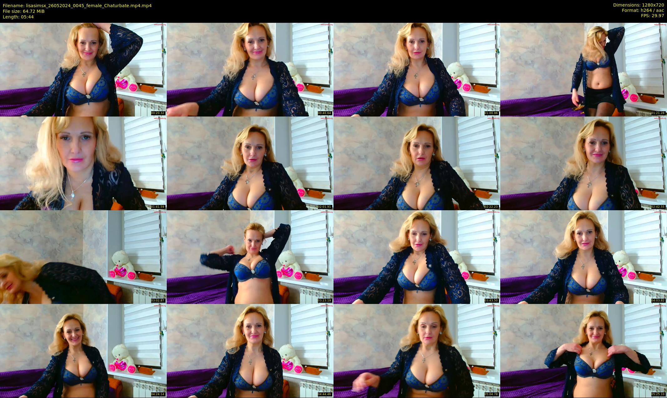 lisasimsx — 6 minute Chaturbate female cam show recording, 720p, May 26, 2024