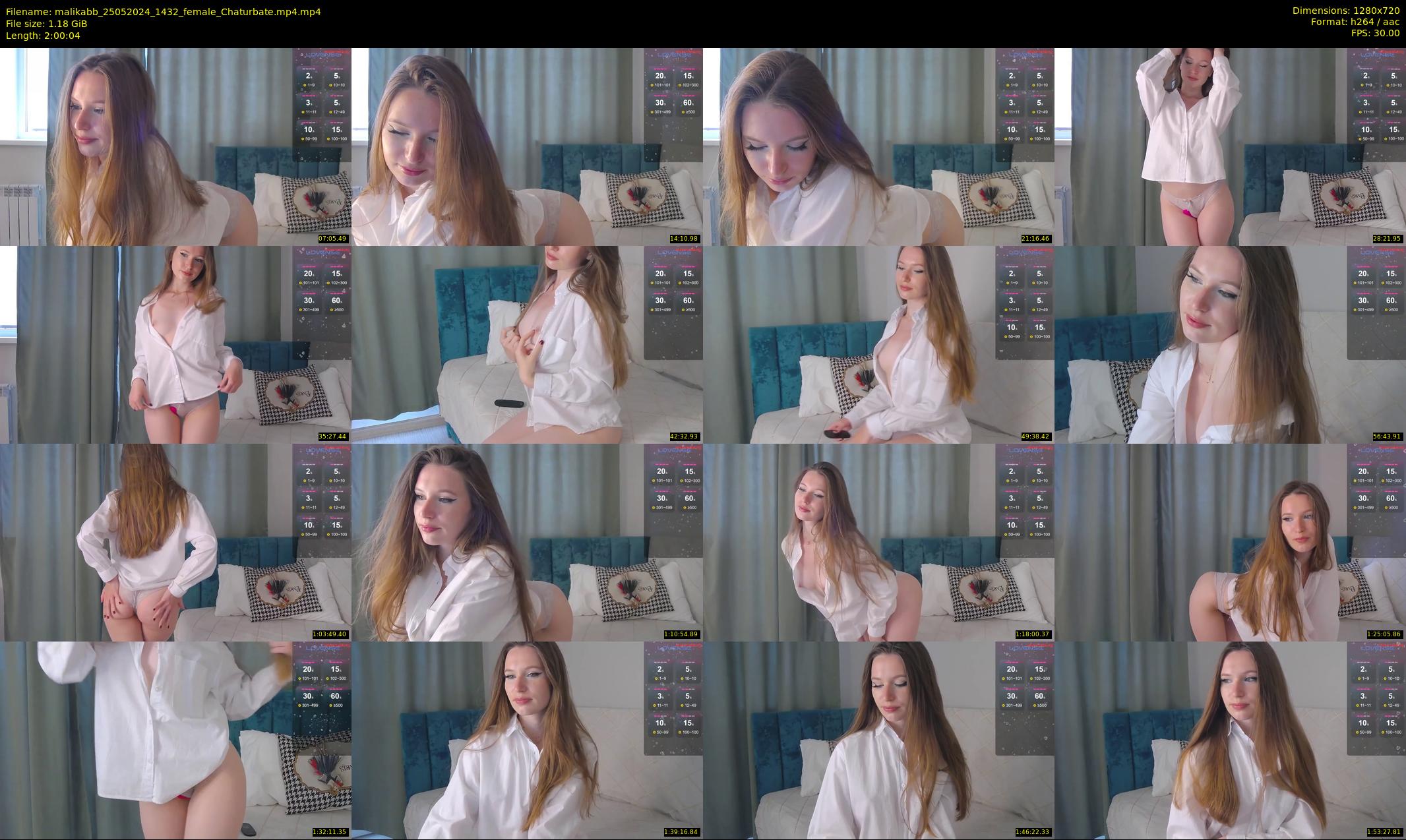 malikabb — 121 minute Chaturbate female cam show recording, 720p, May 25, 2024