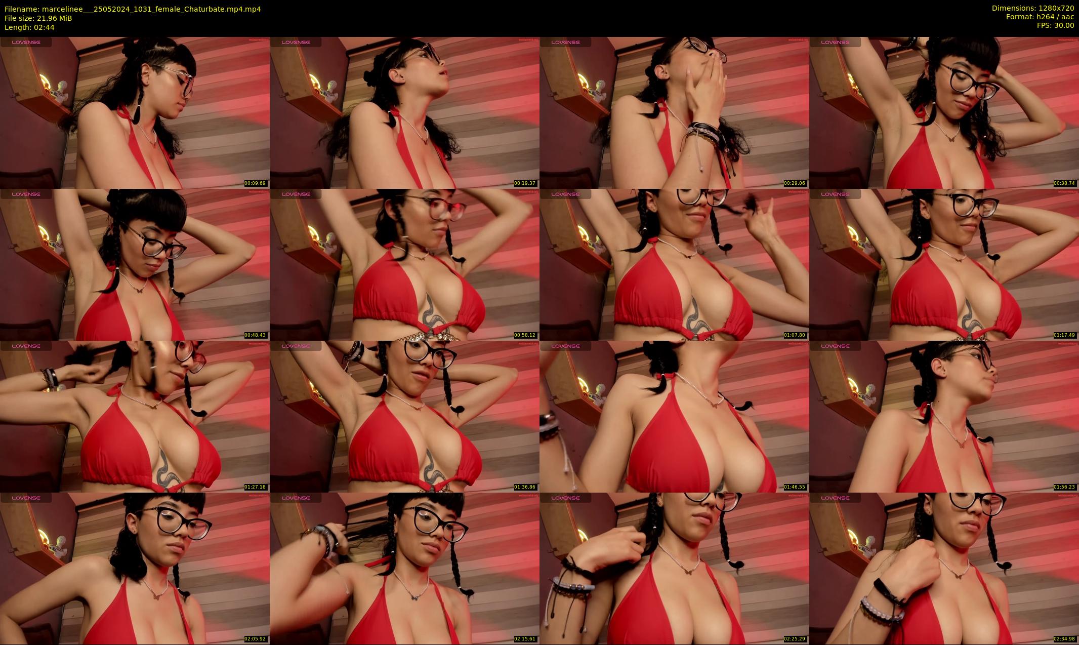 marcelinee__ — 3 minute Chaturbate female cam show recording, 720p, May 25, 2024