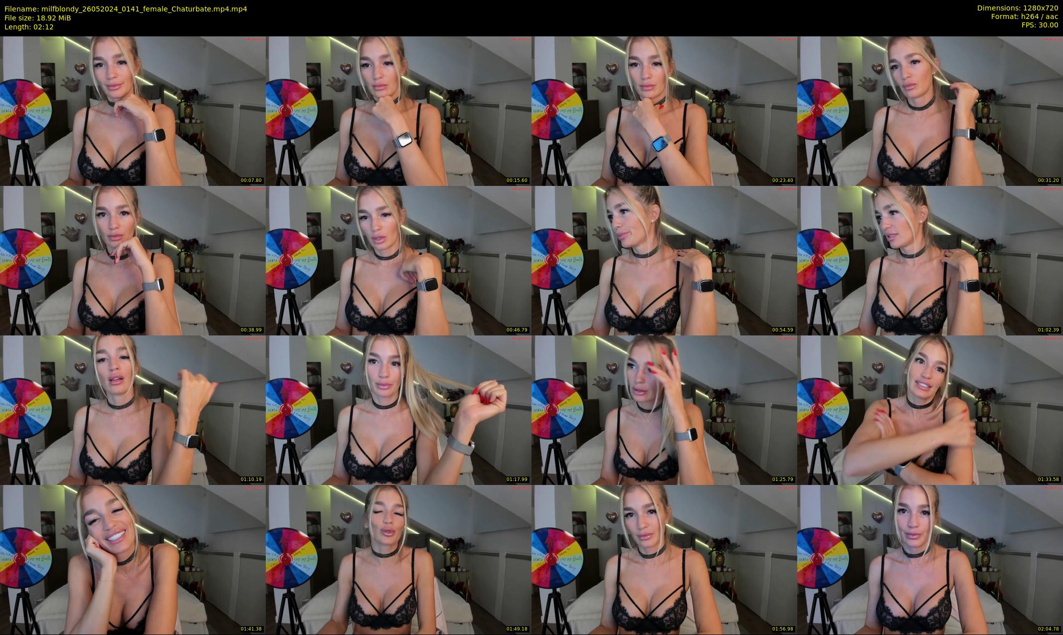 milfblondy — 3 minute Chaturbate female cam show recording, 720p, May 26, 2024