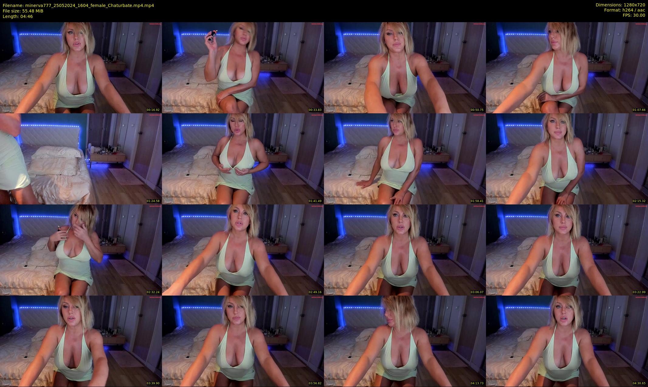minerva777 — 5 minute Chaturbate female cam show recording, 720p, May 25, 2024