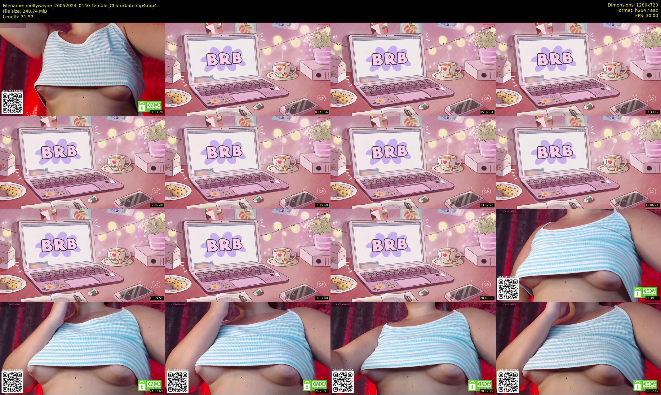 mollywayne — 32 minute Chaturbate female cam show recording, 720p, May 26, 2024