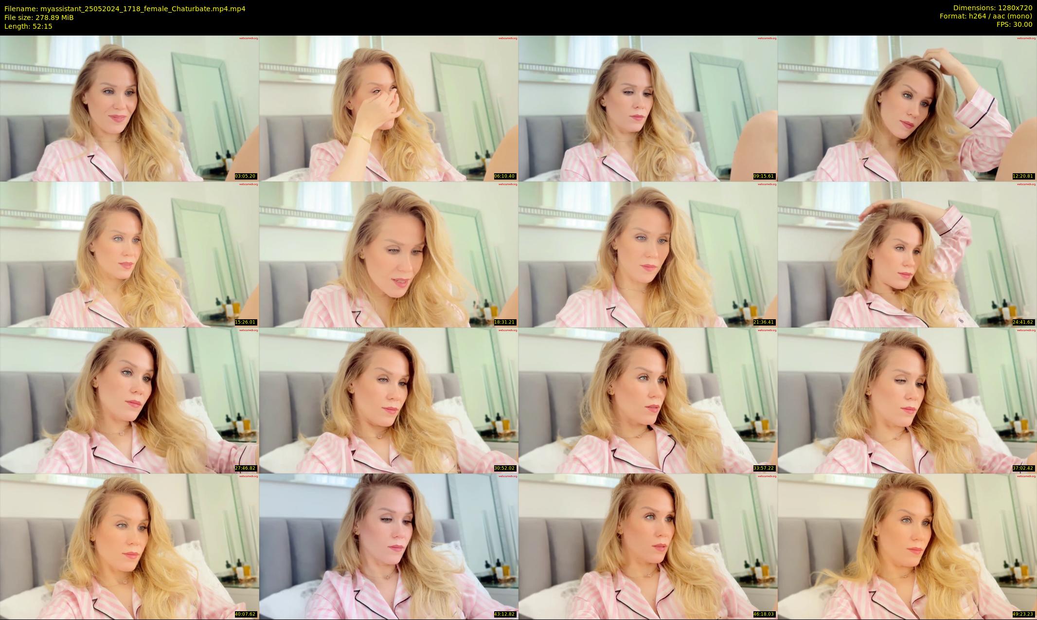 myassistant — 53 minute Chaturbate female cam show recording, 720p, May 25, 2024