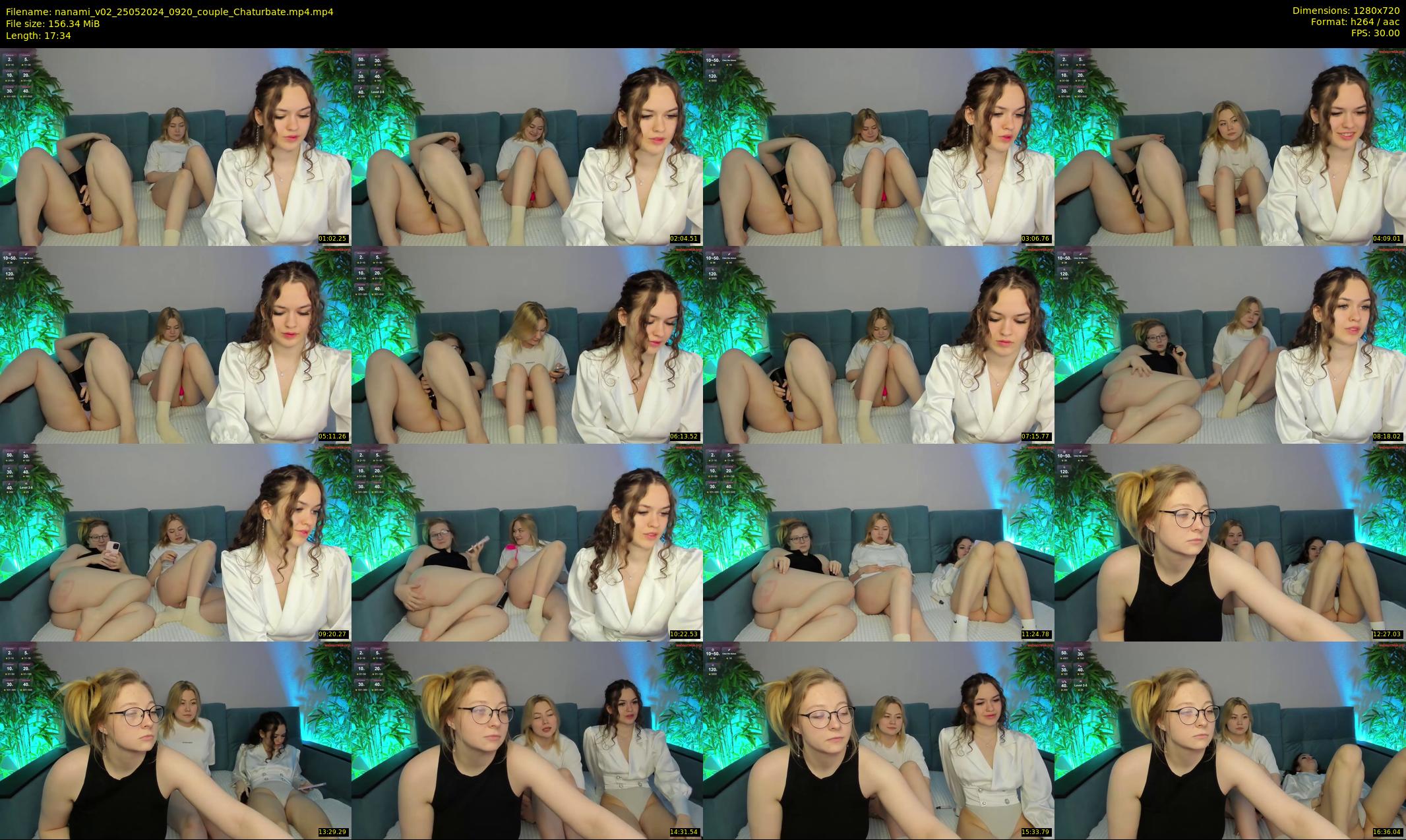 nanami_v02 — 18 minute Chaturbate couple cam show recording, 720p, May 25, 2024