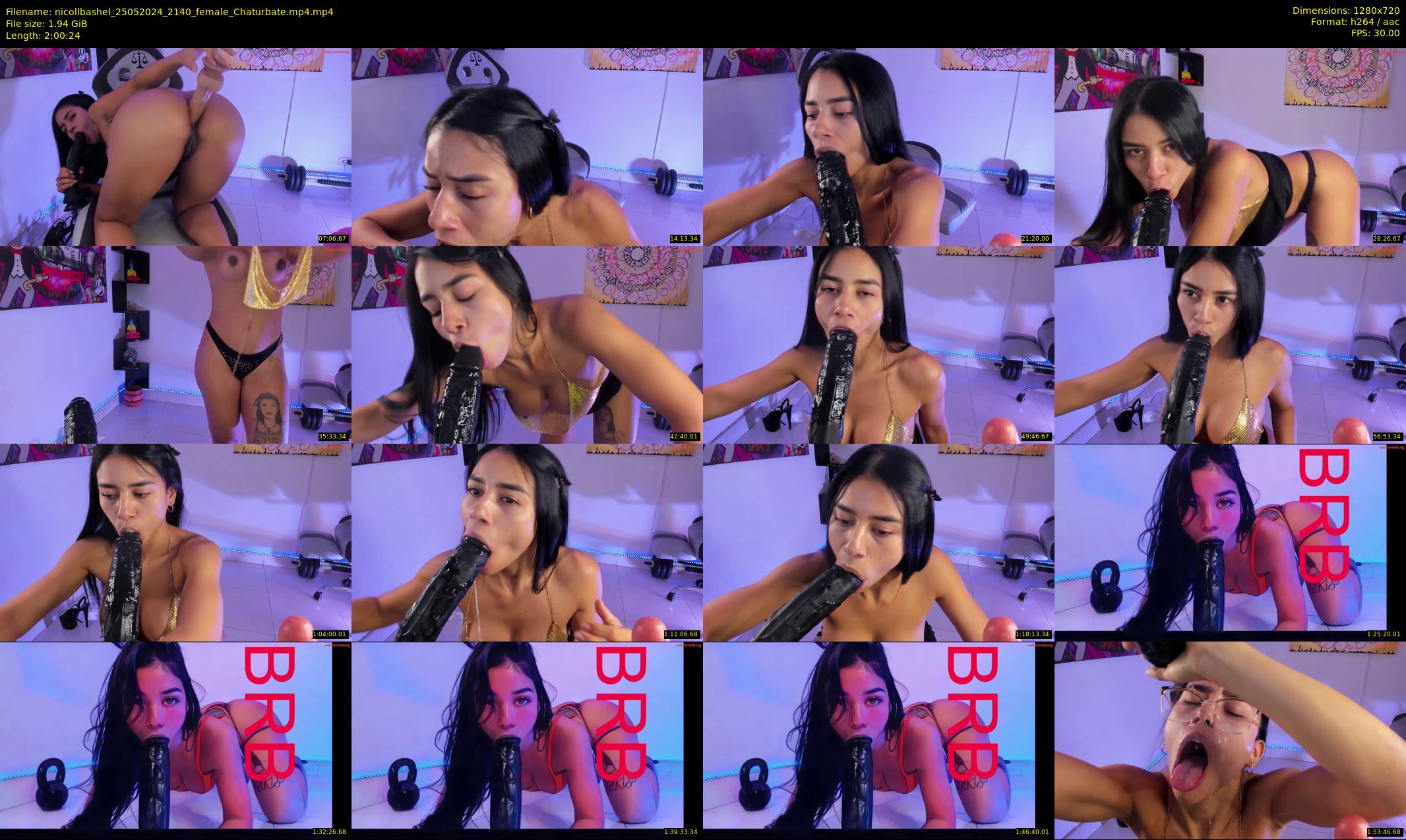 nicollbashel — 121 minute Chaturbate female cam show recording, 720p, May 25, 2024