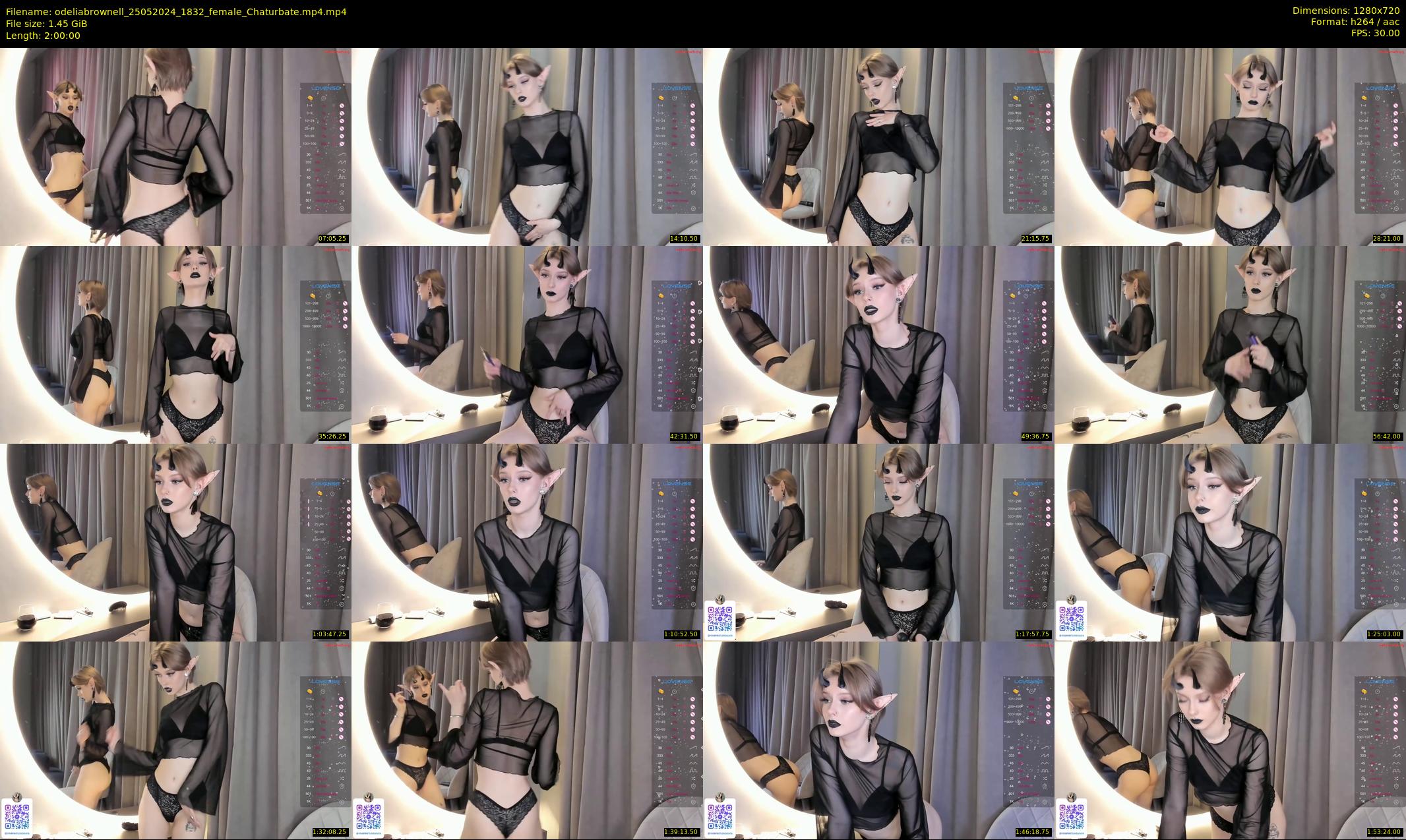odeliabrownell — 120 minute Chaturbate female cam show recording, 720p, May 25, 2024