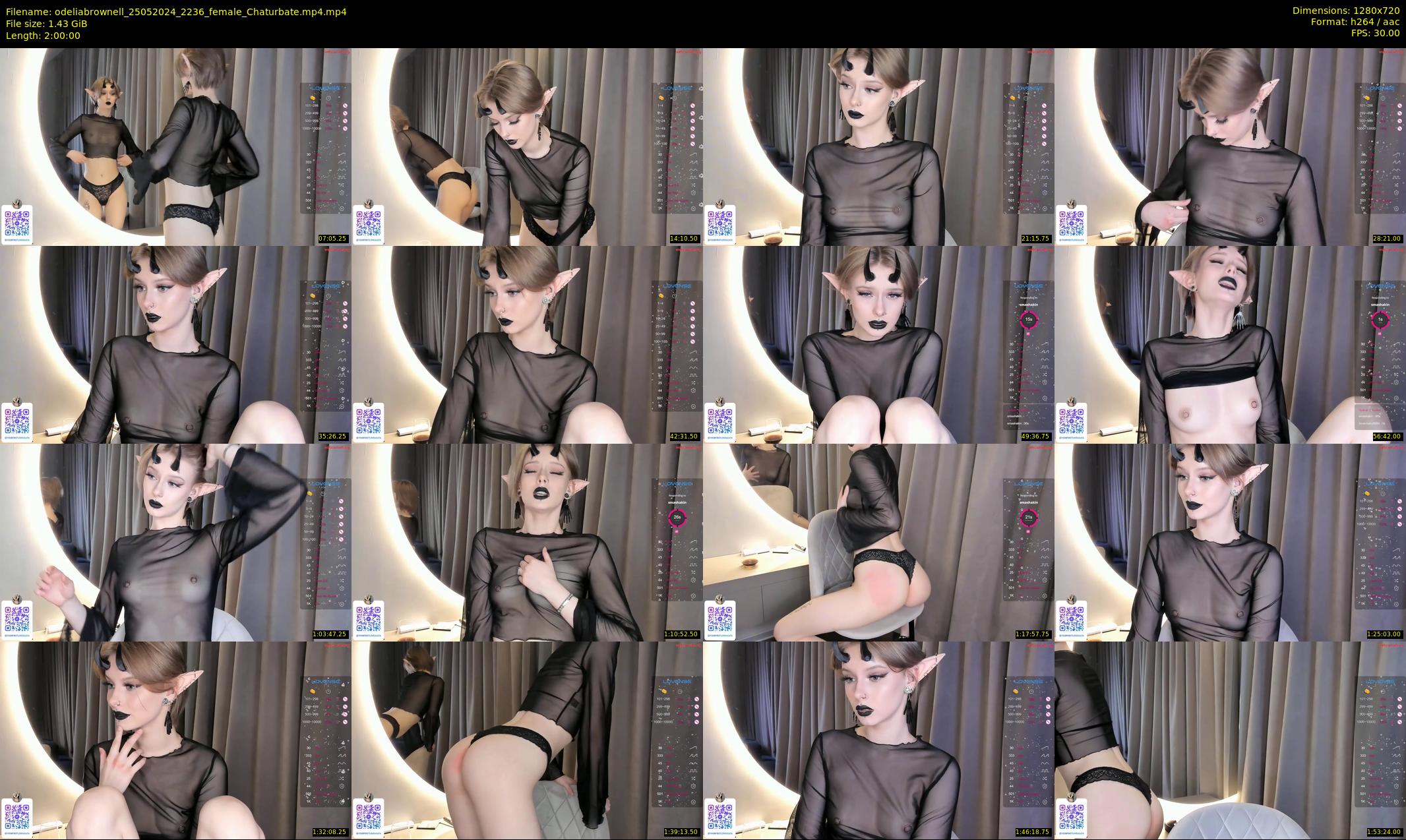odeliabrownell — 120 minute Chaturbate female cam show recording, 720p, May 25, 2024