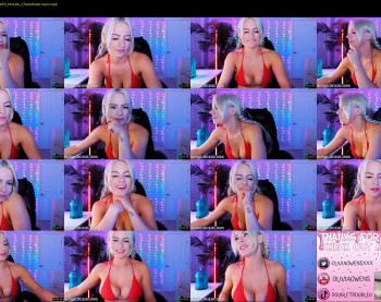 oliviaowens — 12 minute Chaturbate female cam show recording, 720p, May 25, 2024