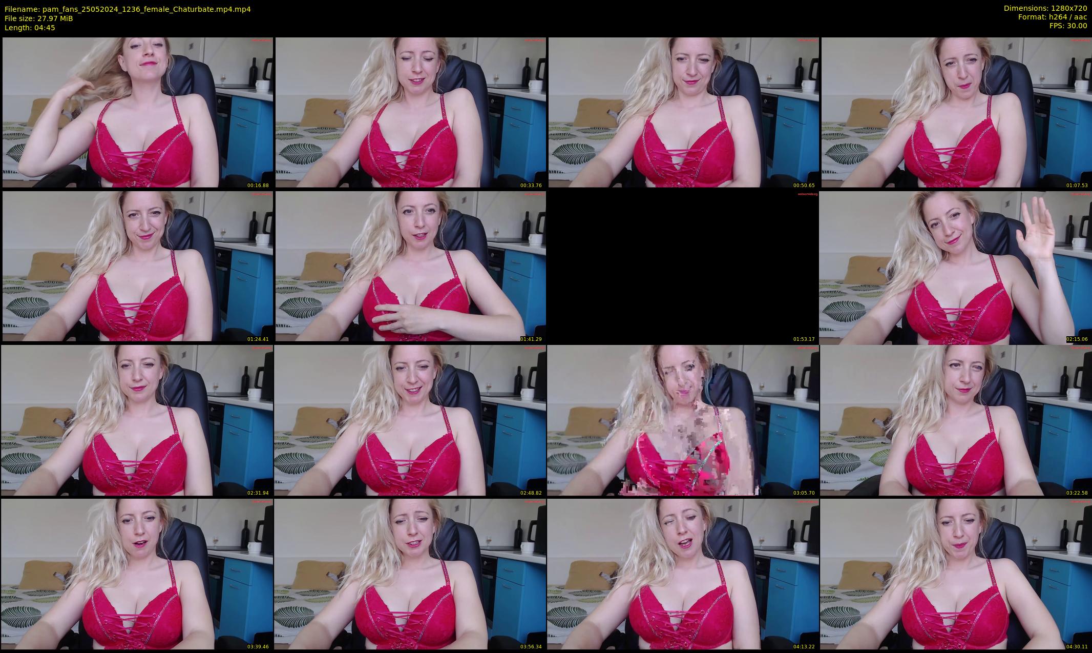 pam_fans — 5 minute Chaturbate female cam show recording, 720p, May 25, 2024