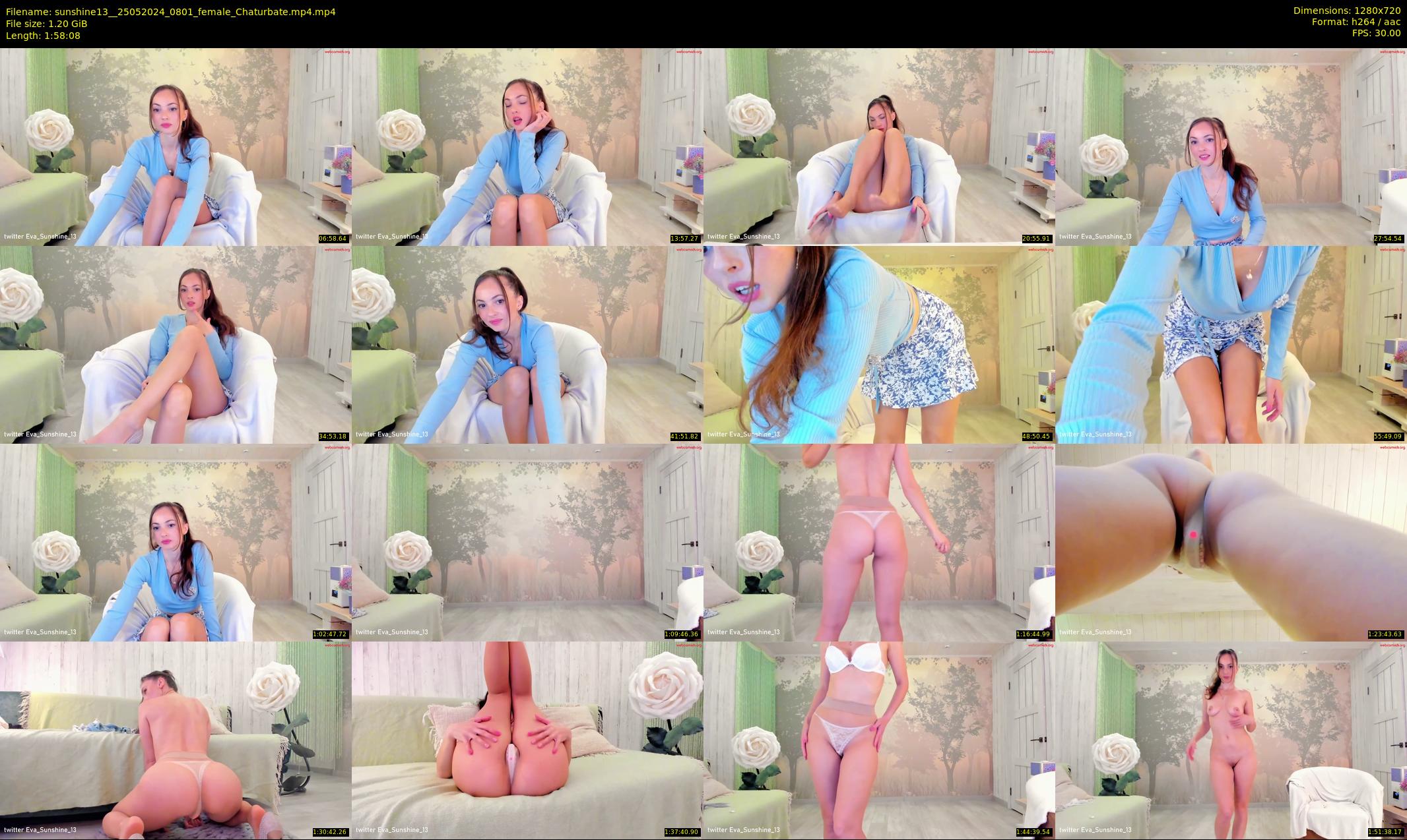 sunshine13_ — 119 minute Chaturbate female cam show recording, 720p, May 25, 2024