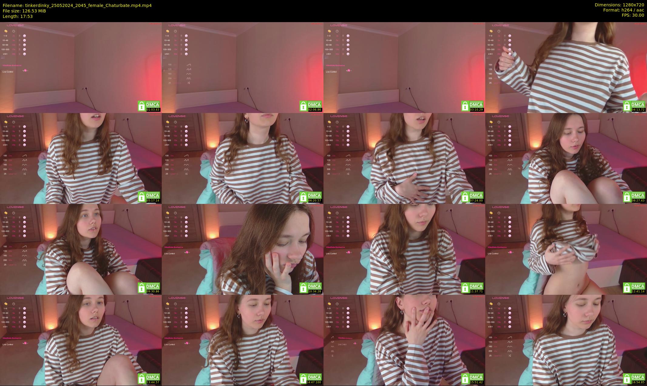 tinkerdinky — 18 minute Chaturbate female cam show recording, 720p, May 25, 2024