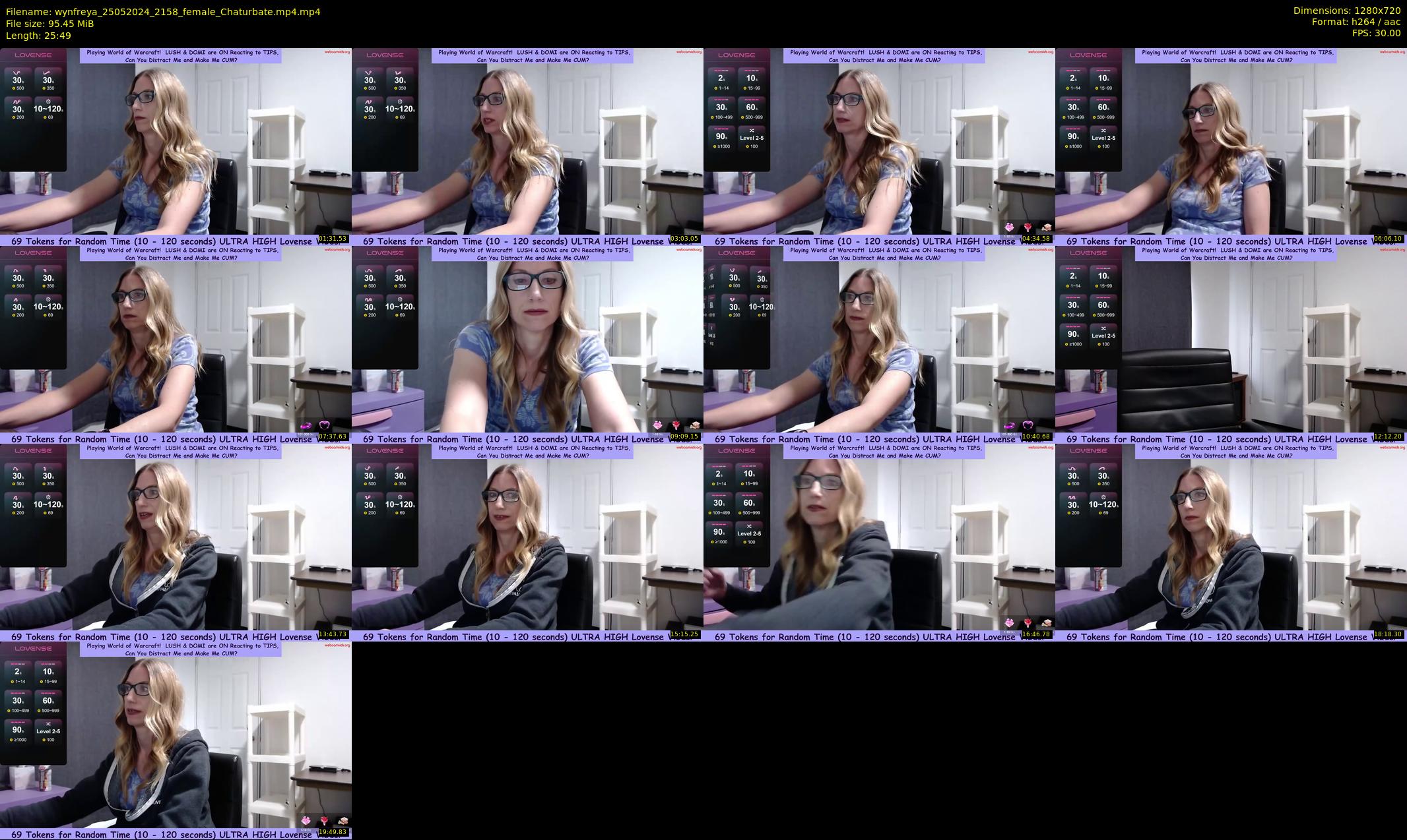 wynfreya — 26 minute Chaturbate female cam show recording, 720p, May 25, 2024