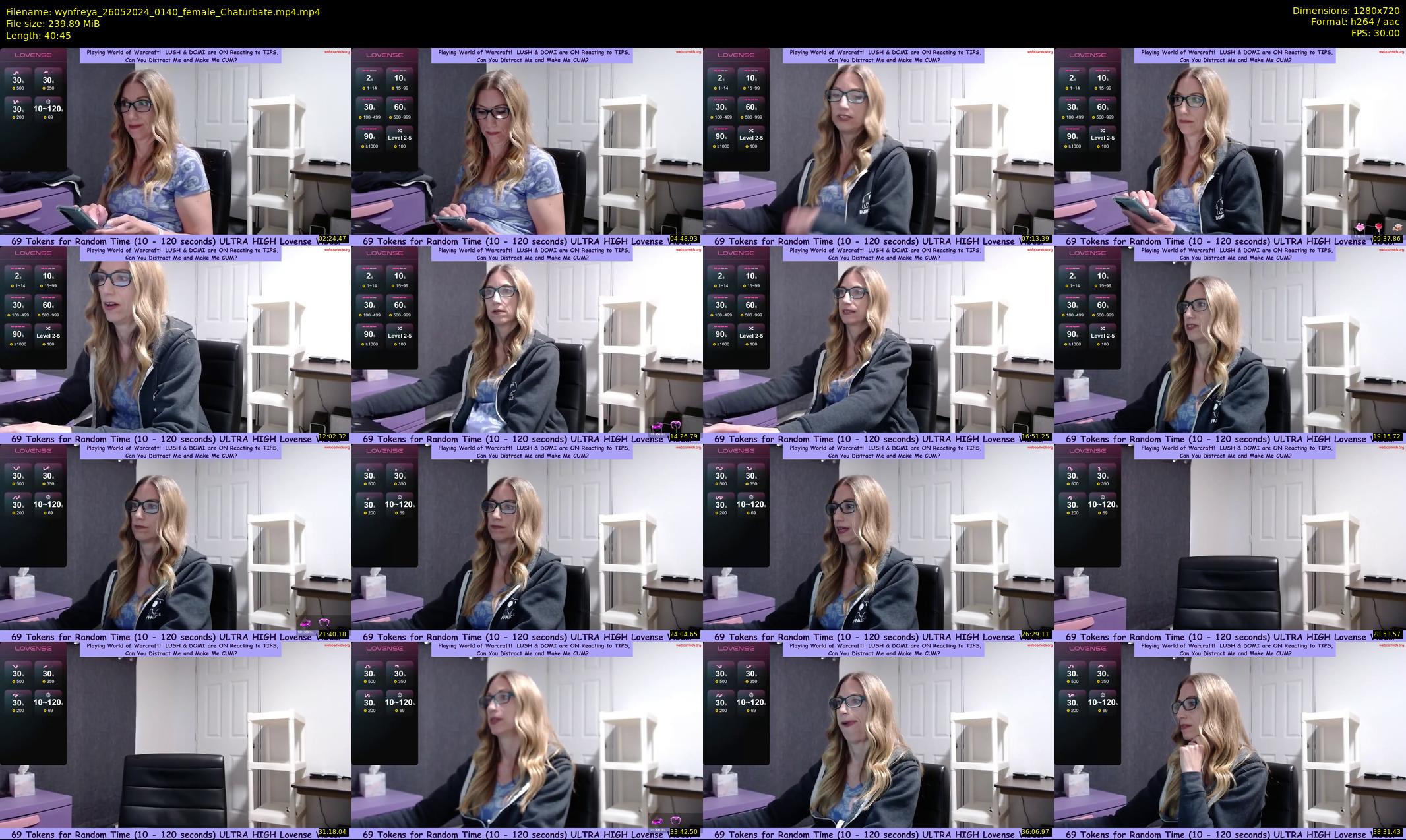 wynfreya — 41 minute Chaturbate female cam show recording, 720p, May 26, 2024