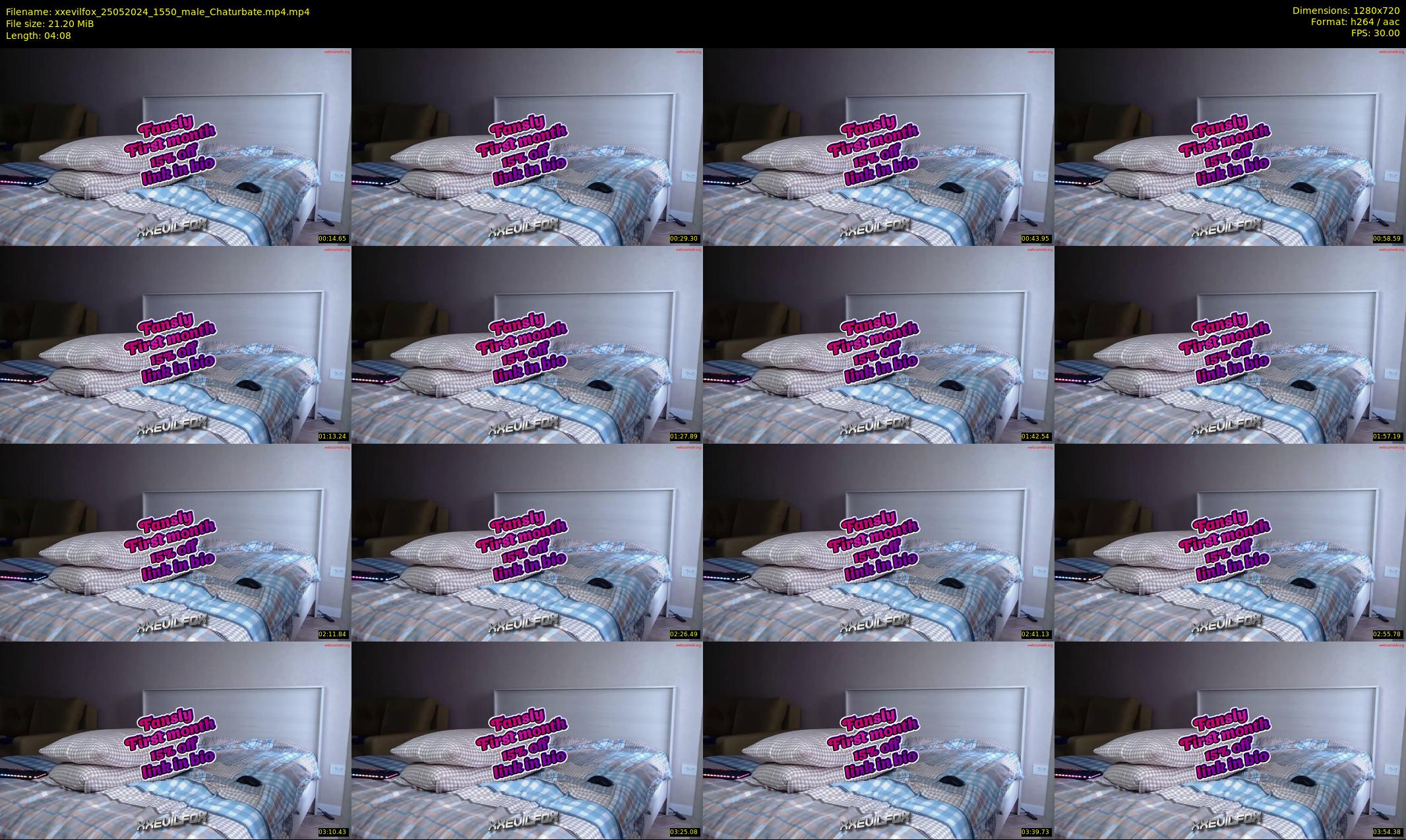 xxevilfox — 5 minute Chaturbate male cam show recording, 720p, May 25, 2024