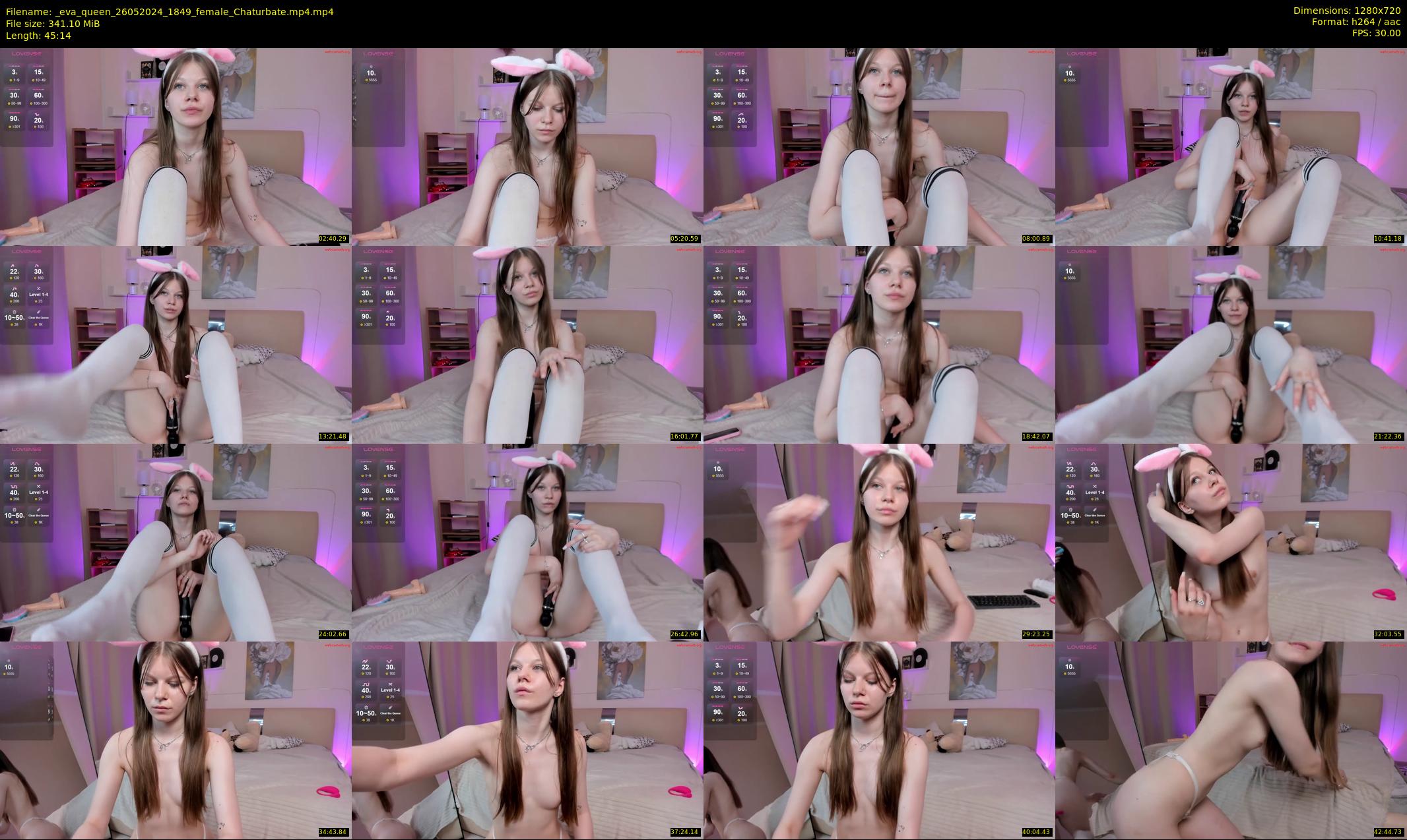 _eva_queen — 46 minute Chaturbate female cam show recording, 720p, May 26, 2024