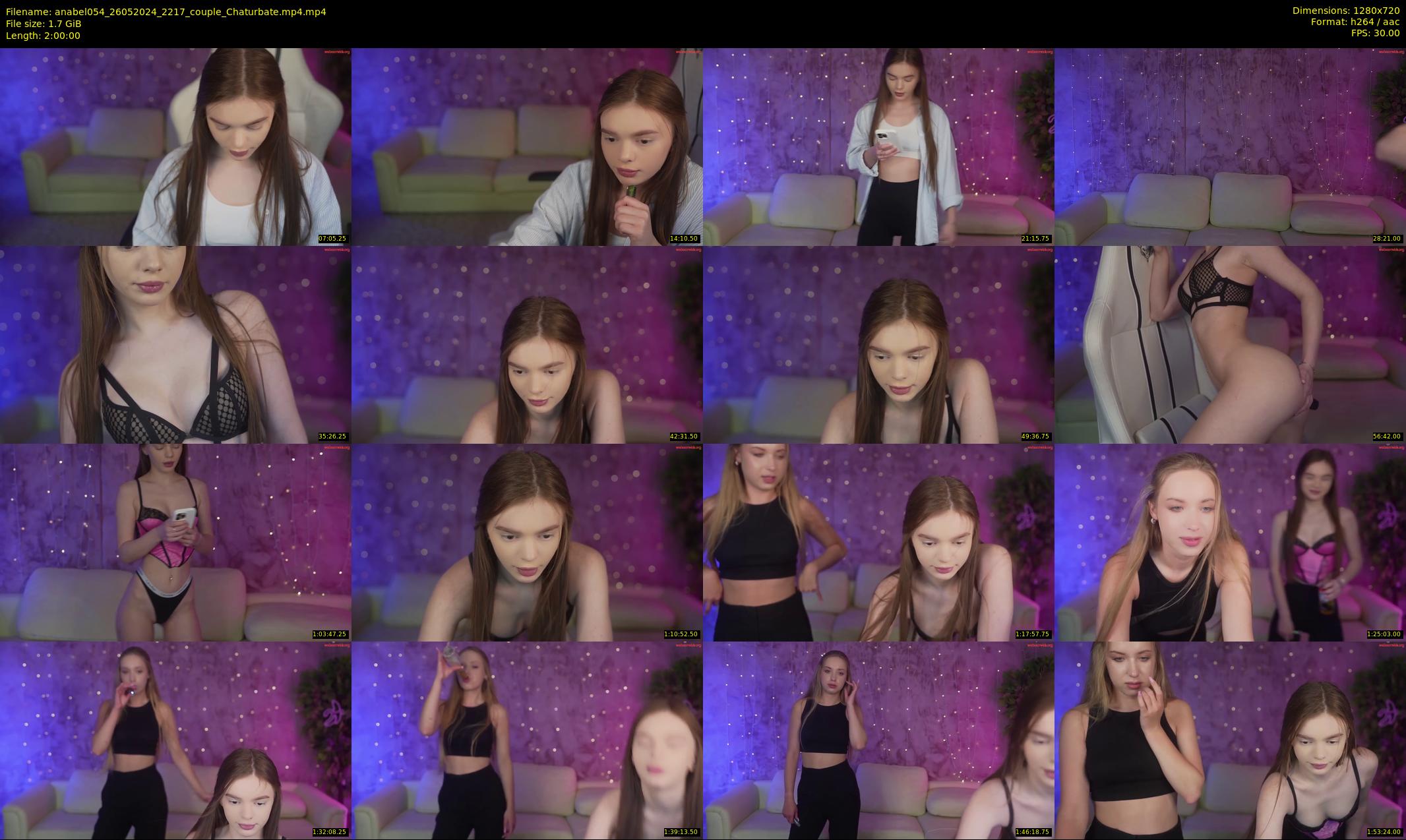 anabel054 — 120 minute Chaturbate female cam show recording, 720p, May 26, 2024