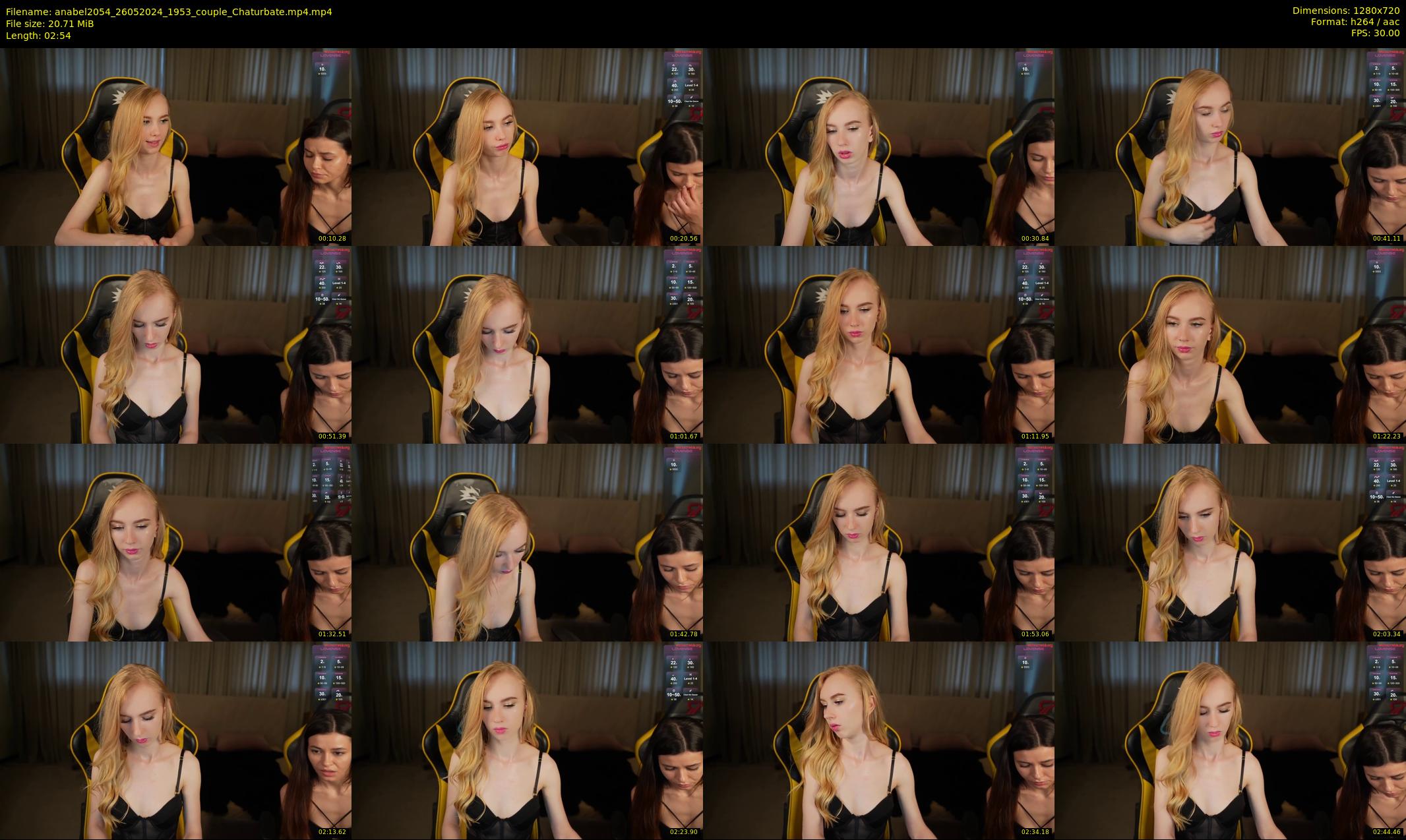 anabel2054 — 3 minute Chaturbate female cam show recording, 720p, May 26, 2024