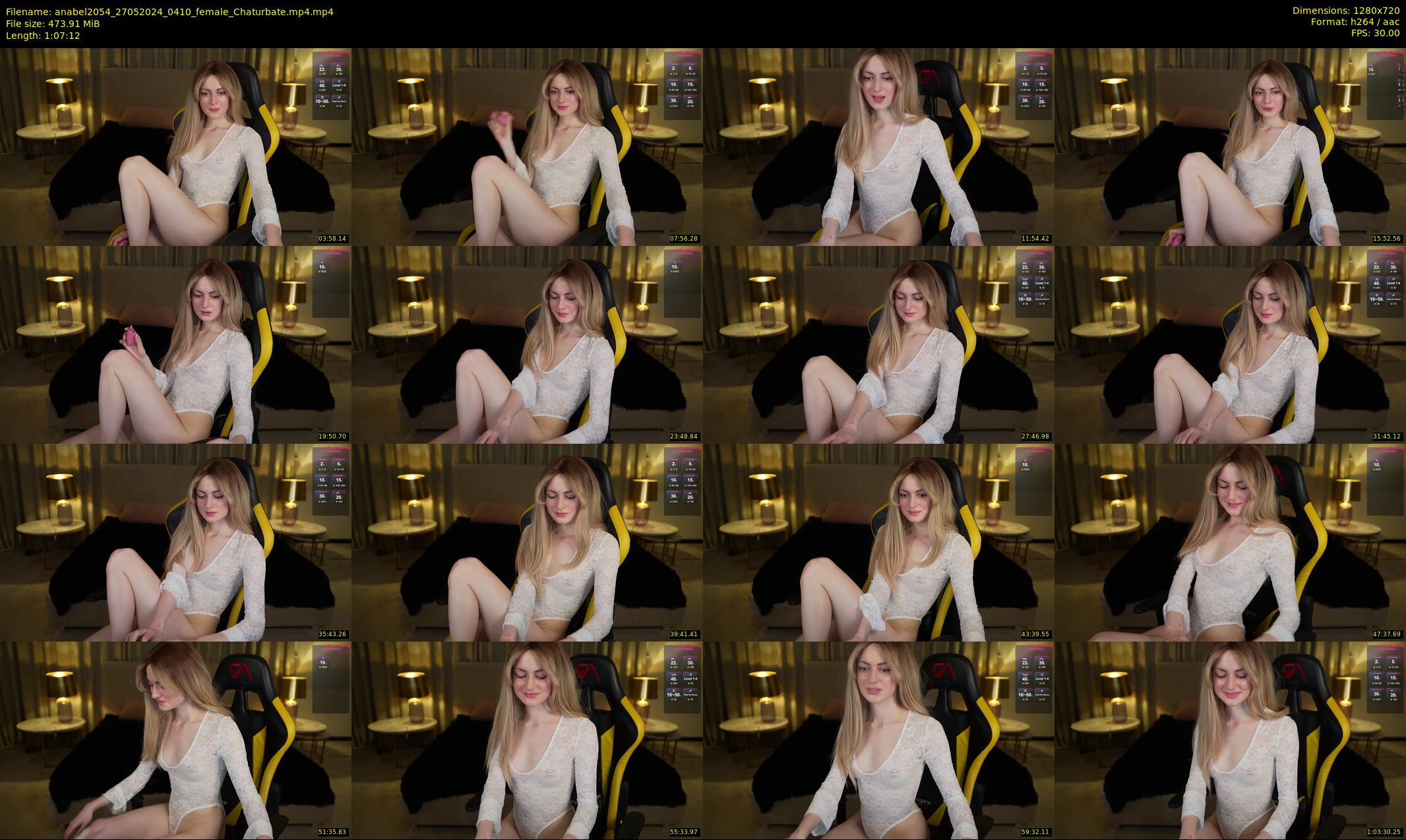anabel2054 — 68 minute Chaturbate female cam show recording, 720p, May 27, 2024