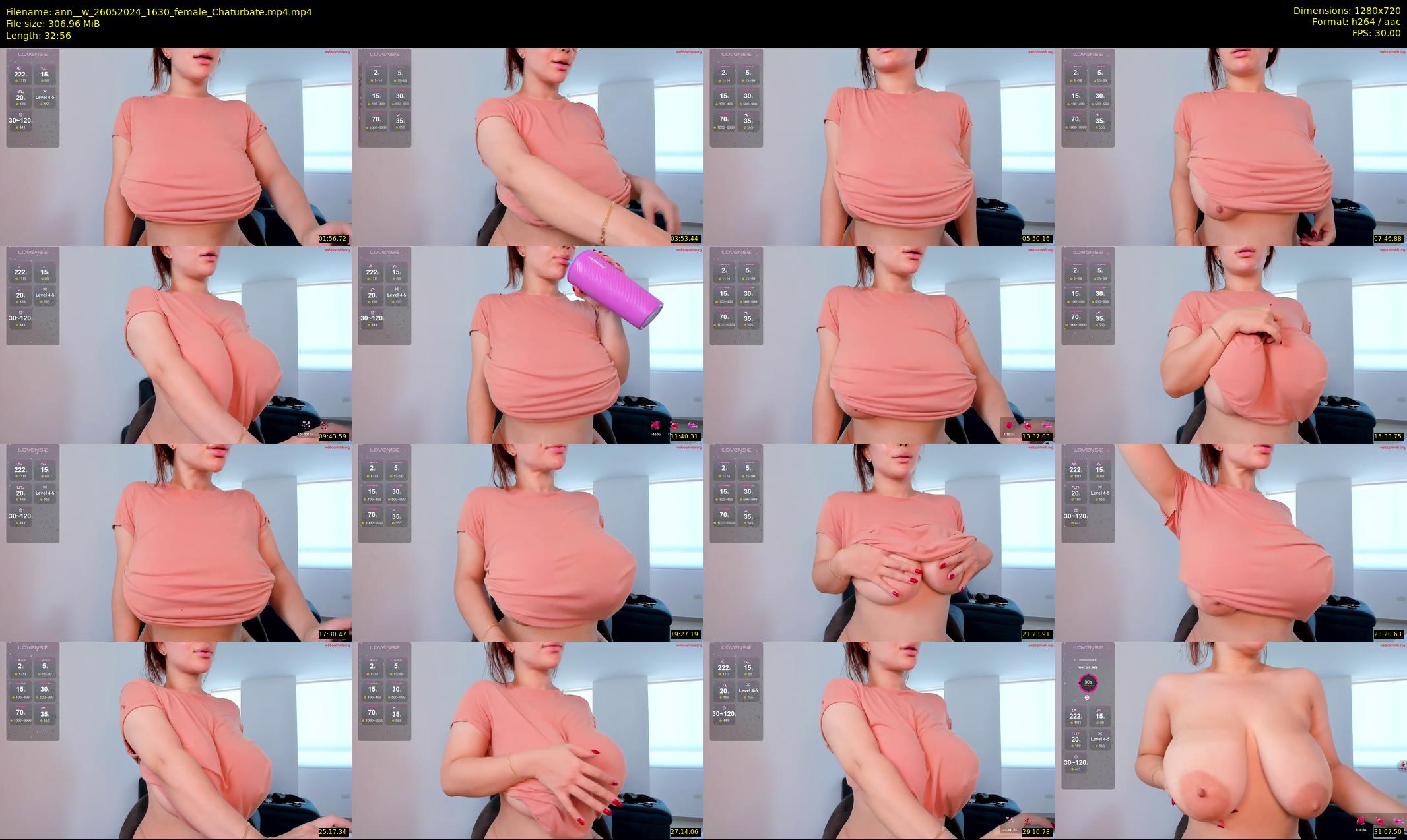ann__w — 33 minute Chaturbate female cam show recording, 720p, May 26, 2024