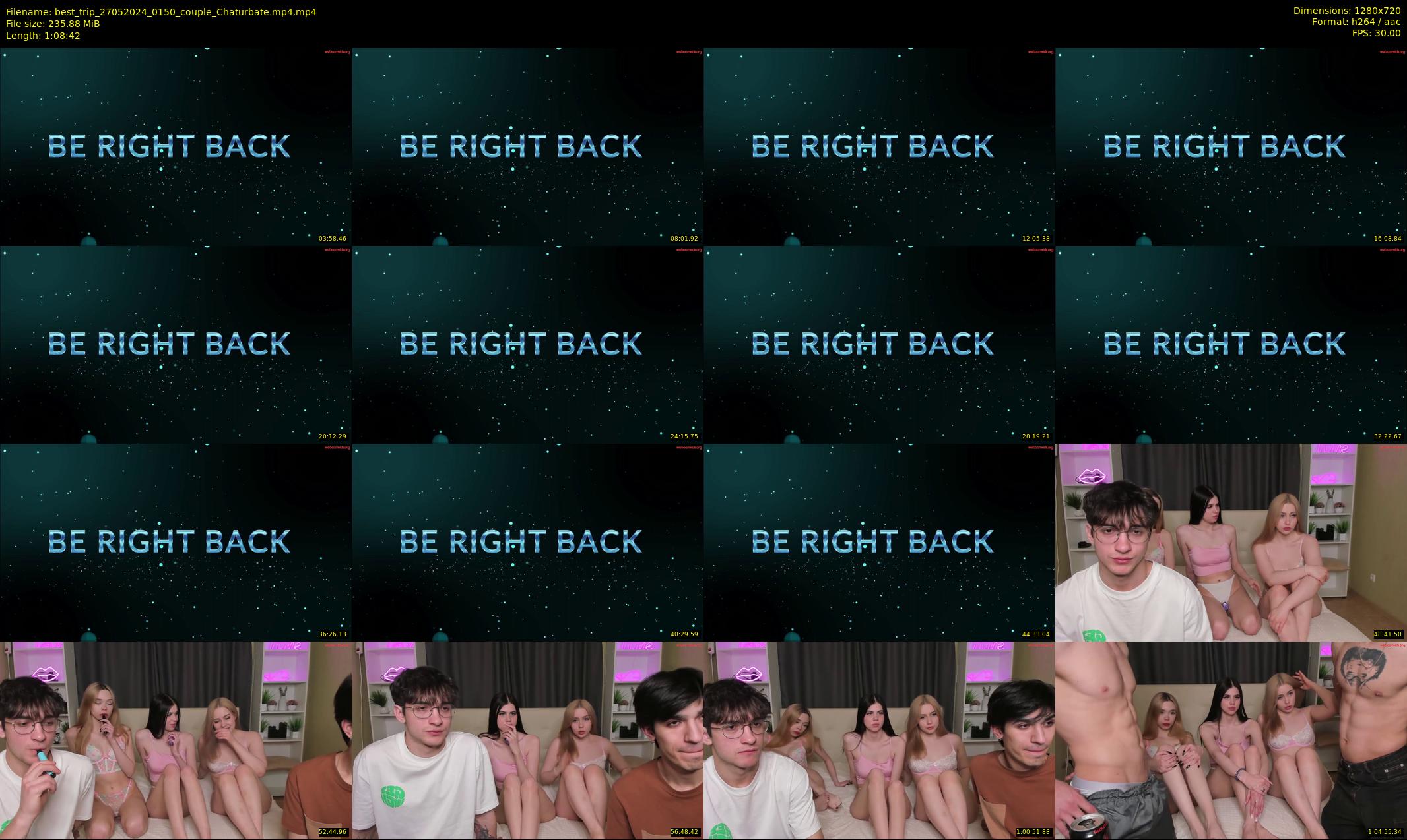 best_trip — 69 minute Chaturbate couple cam show recording, 720p, May 27, 2024