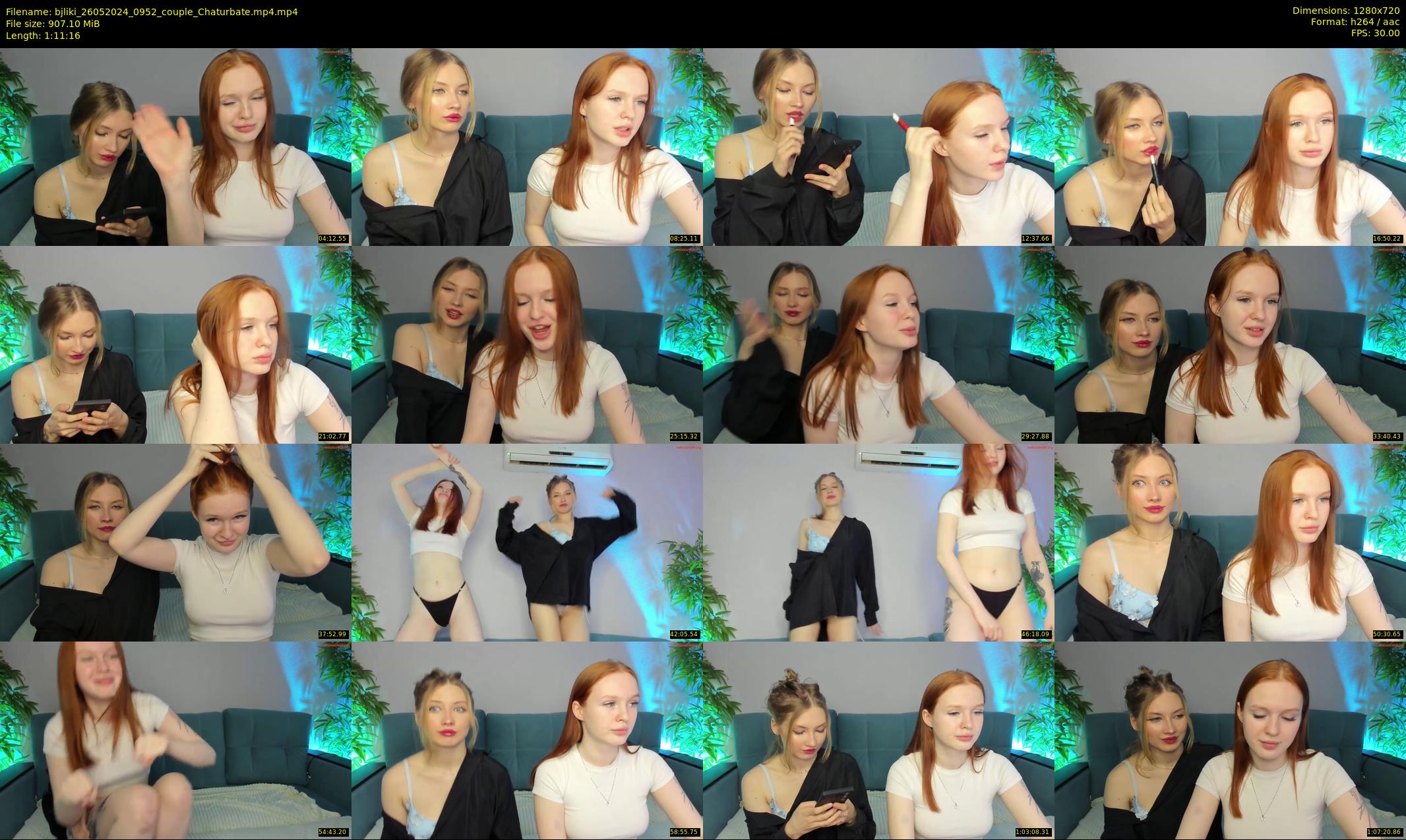 bjliki — 72 minute Chaturbate couple cam show recording, 720p, May 26, 2024
