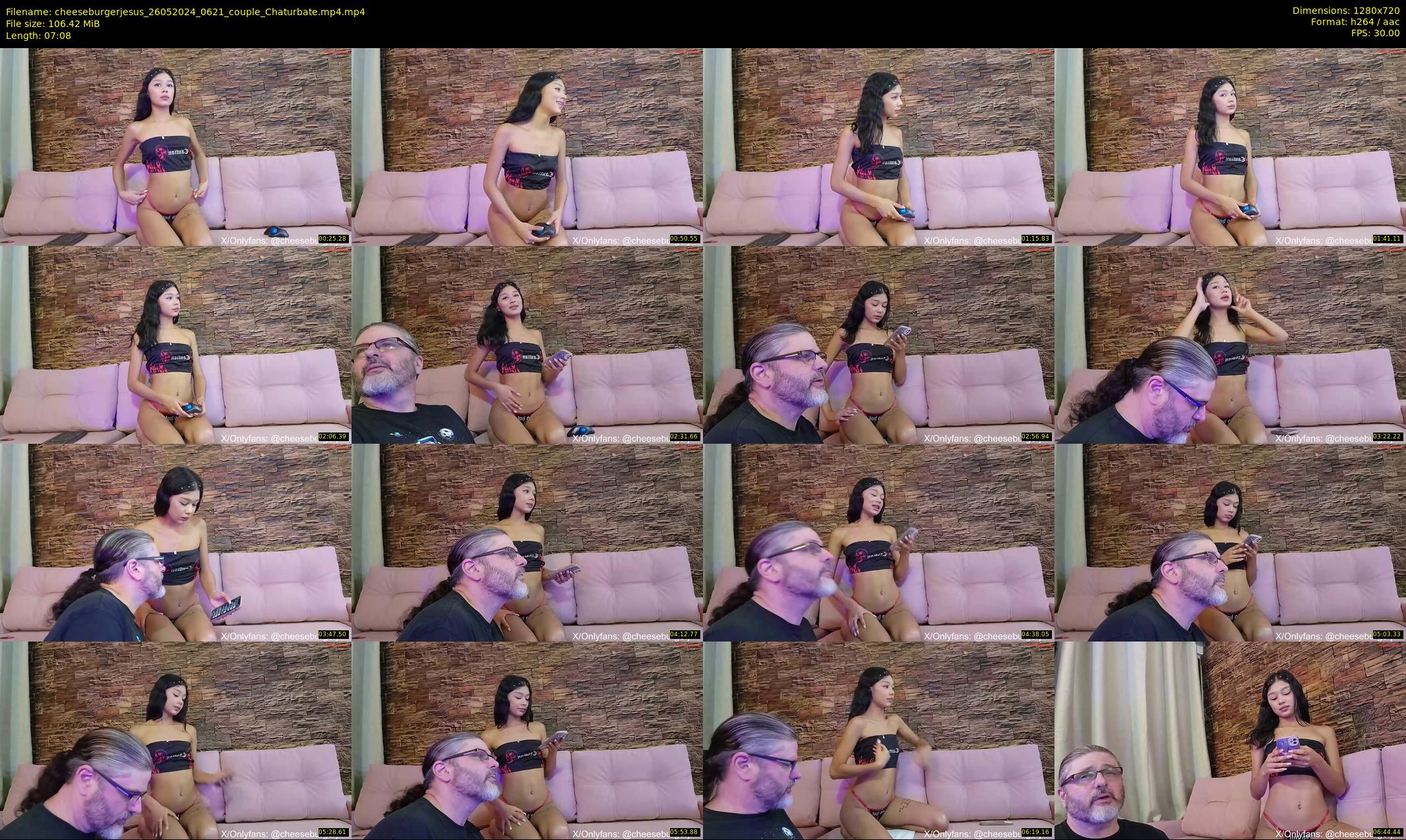 cheeseburgerjesus — 8 minute Chaturbate couple cam show recording, 720p, May 26, 2024
