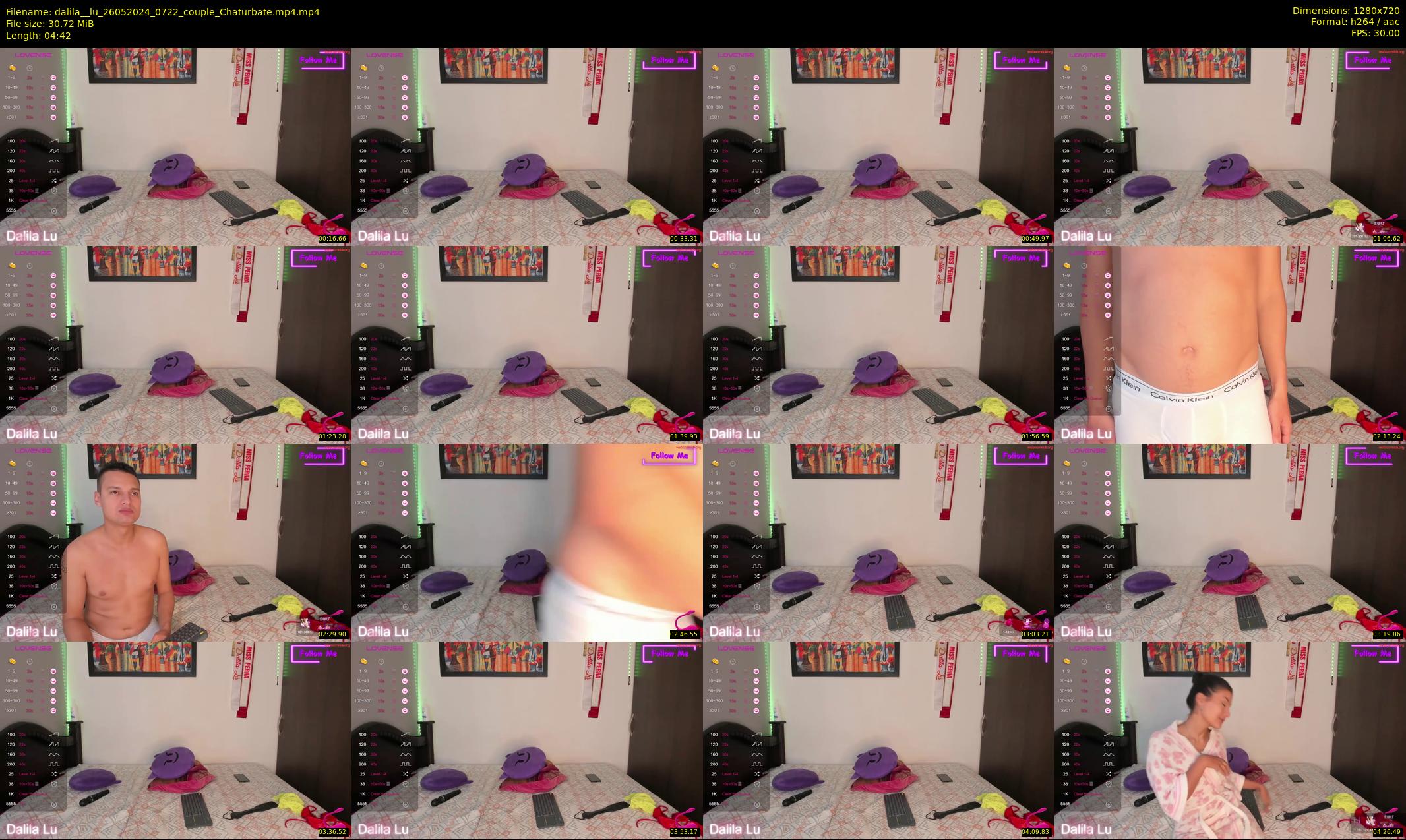 dalila__lu — 5 minute Chaturbate couple cam show recording, 720p, May 26, 2024