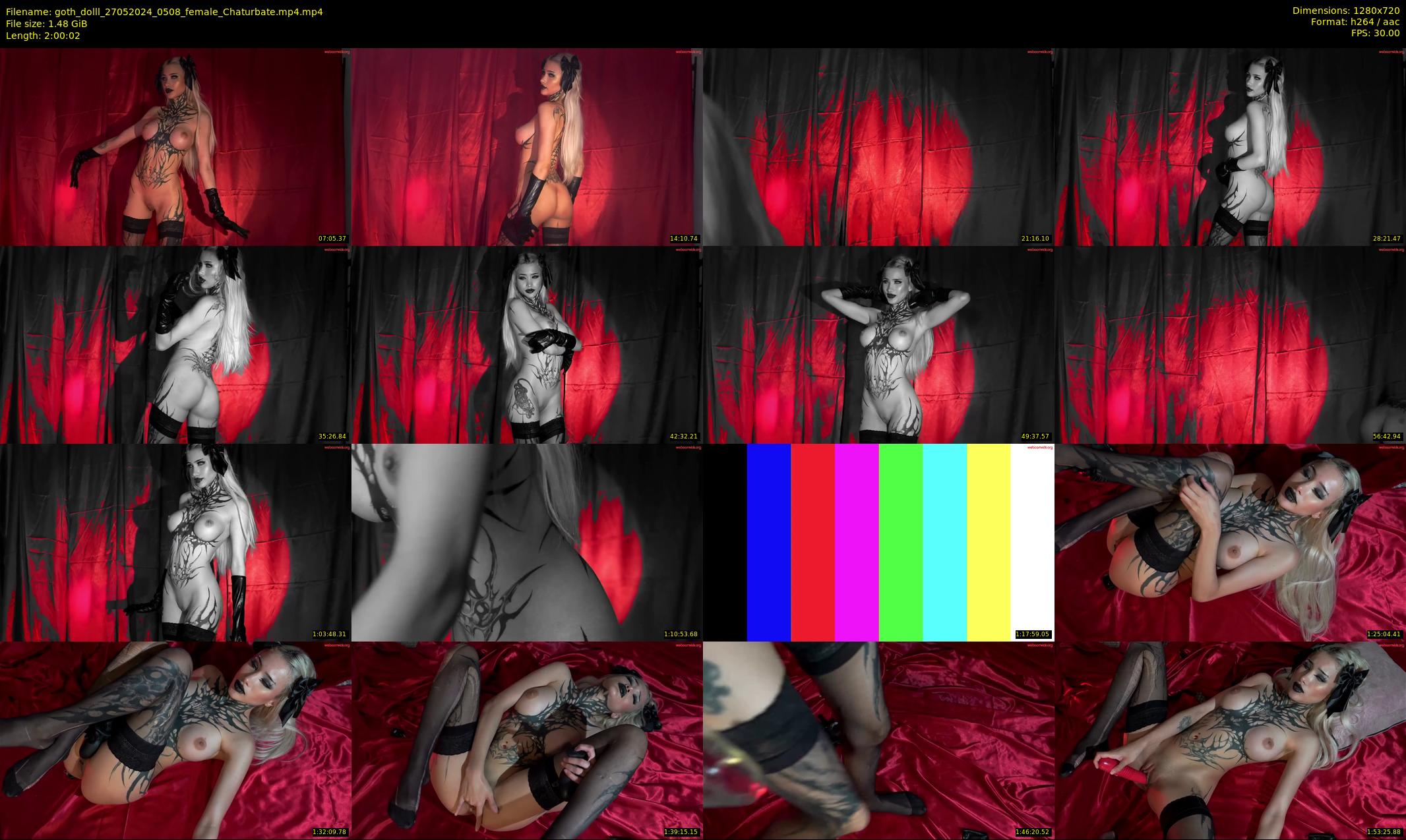 goth_dolll — 121 minute Chaturbate female cam show recording, 720p, May 27, 2024