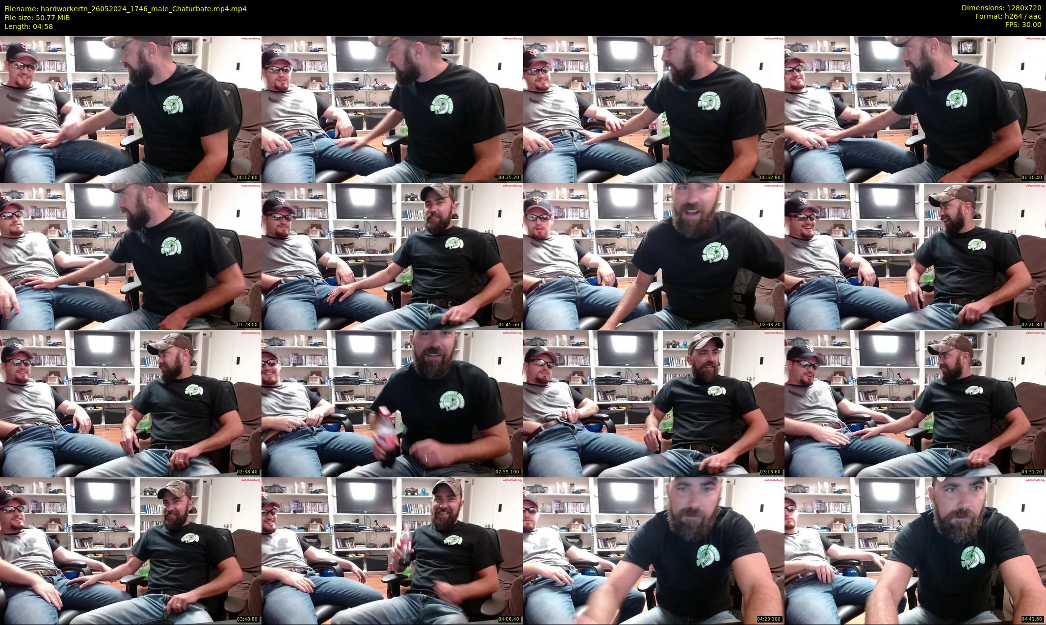 hardworkertn — 5 minute Chaturbate male cam show recording, 720p, May 26, 2024