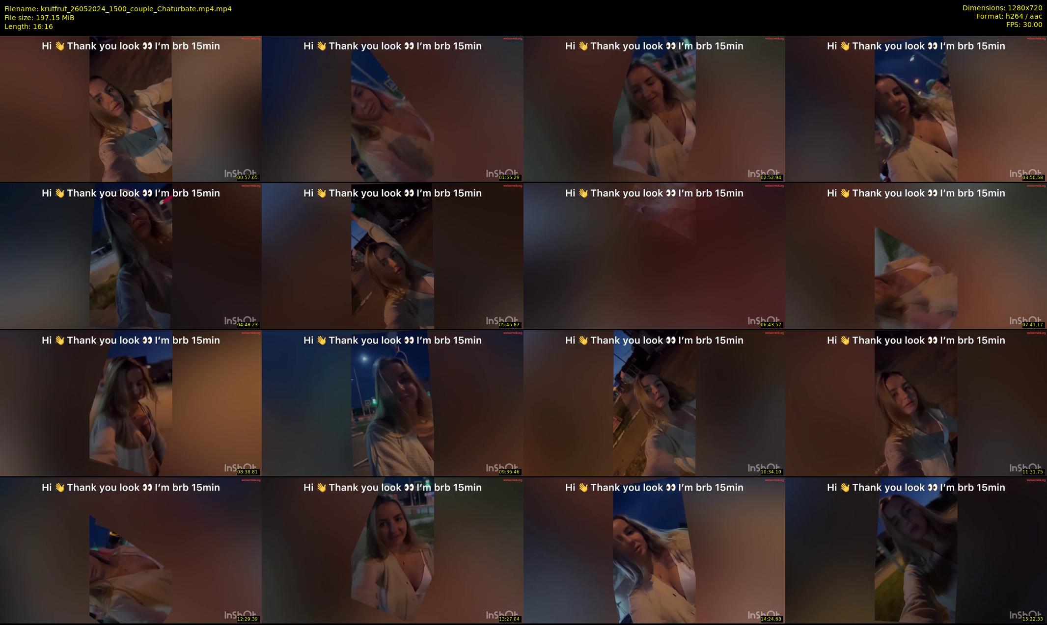 krutfrut — 17 minute Chaturbate couple cam show recording, 720p, May 26, 2024