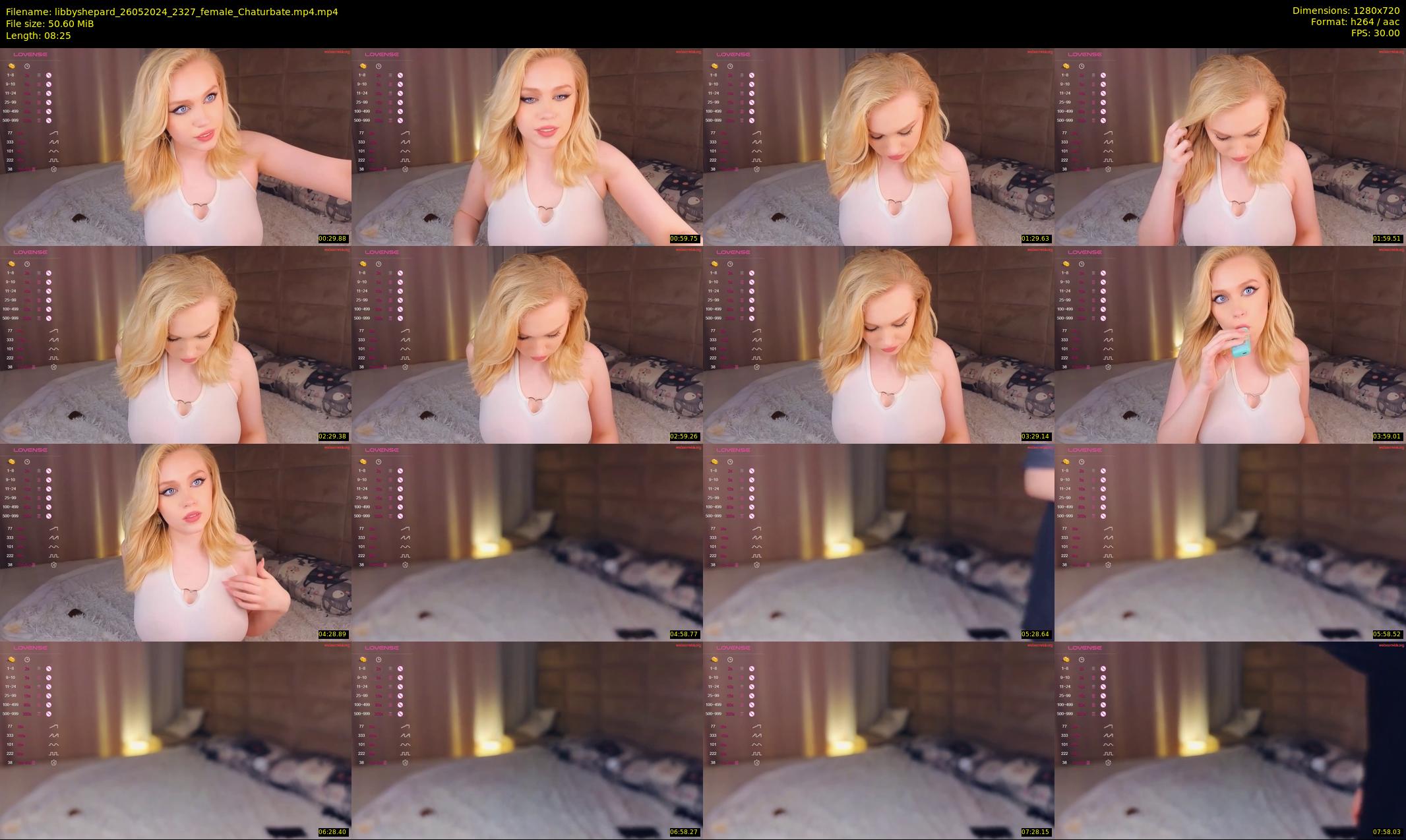 libbyshepard — 9 minute Chaturbate female cam show recording, 720p, May 26, 2024