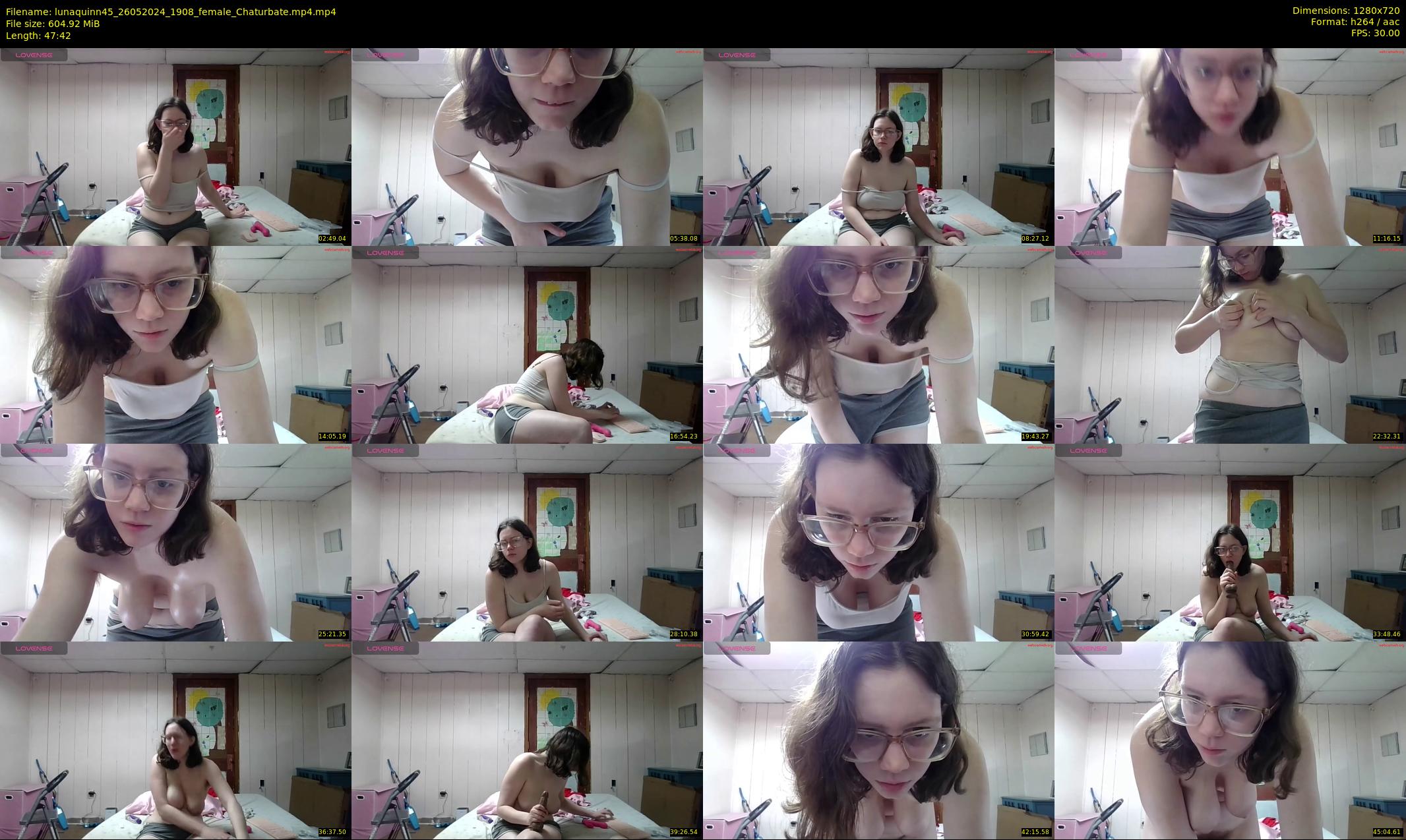 lunaquinn45 — 48 minute Chaturbate female cam show recording, 720p, May 26, 2024
