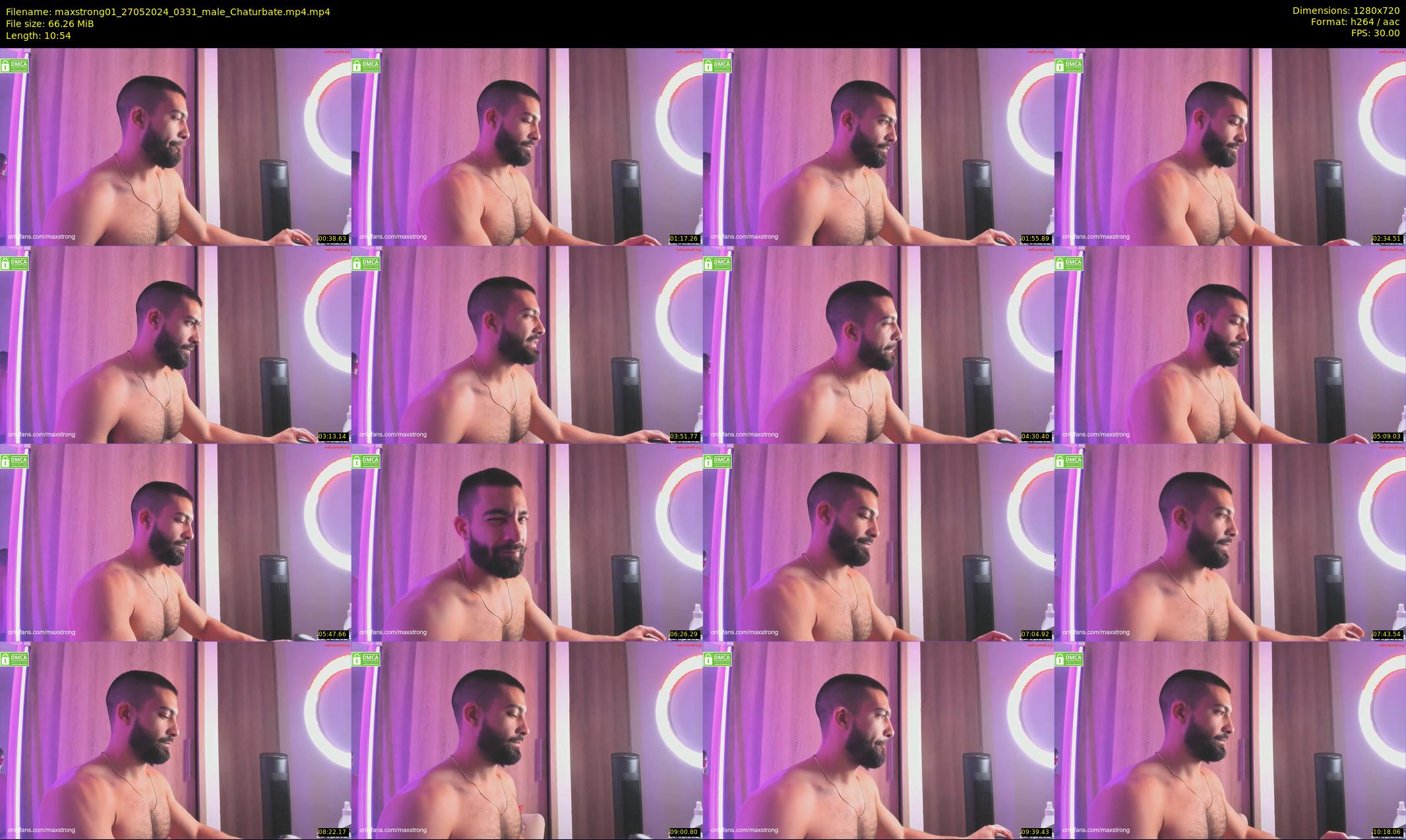 maxstrong01 — 11 minute Chaturbate male cam show recording, 720p, May 27, 2024