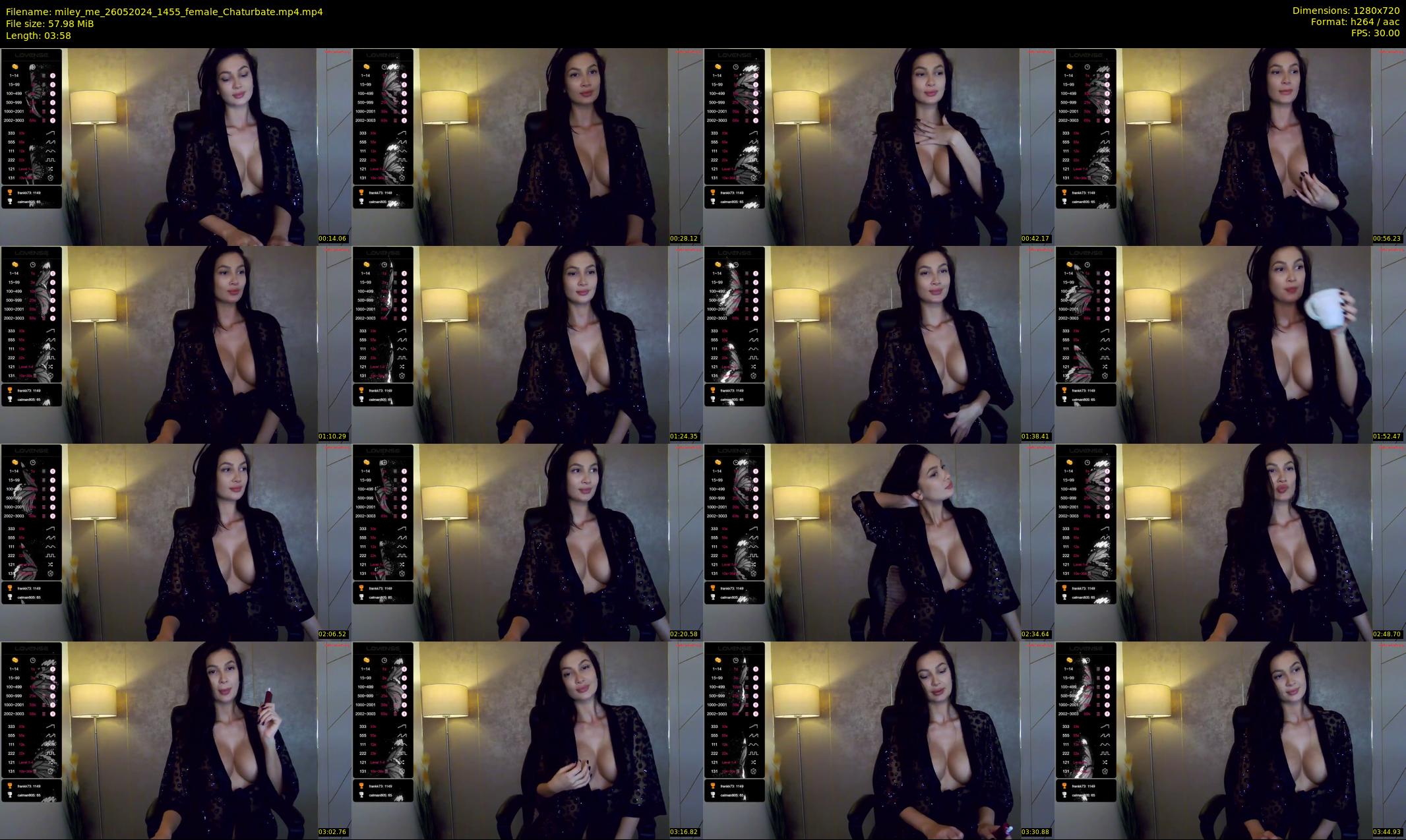 miley_me — 4 minute Chaturbate female cam show recording, 720p, May 26, 2024