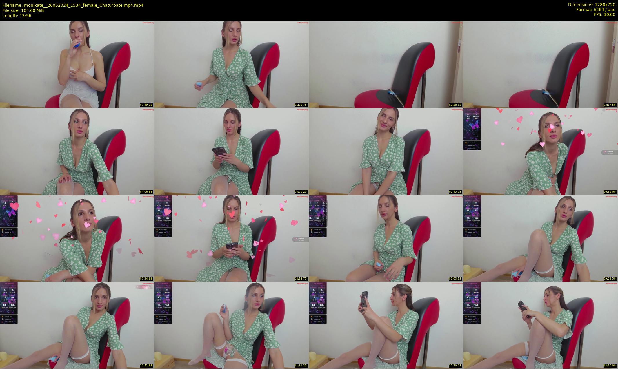 monikate_ — 14 minute Chaturbate couple cam show recording, 720p, May 26, 2024