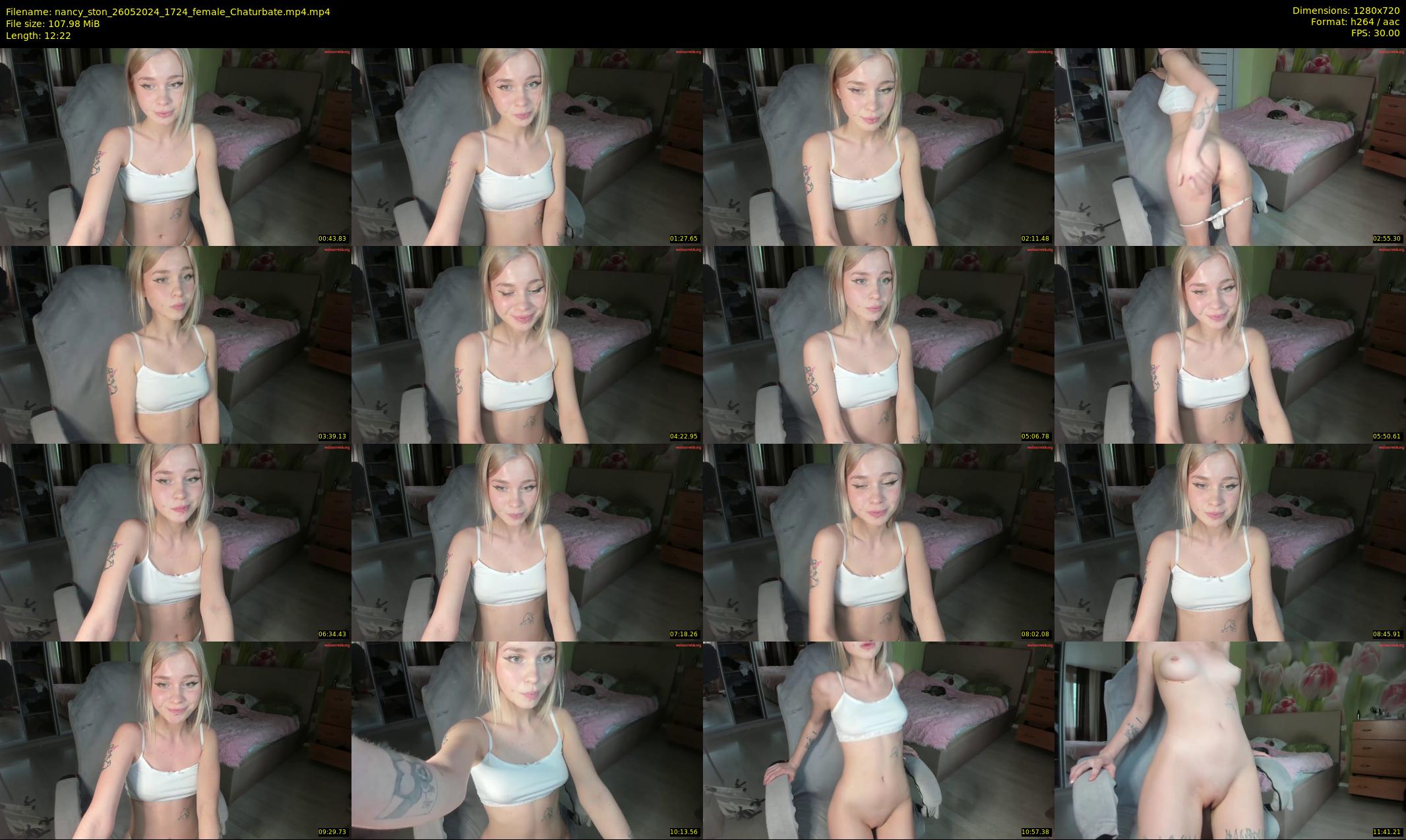 nancy_ston — 13 minute Chaturbate female cam show recording, 720p, May 26, 2024