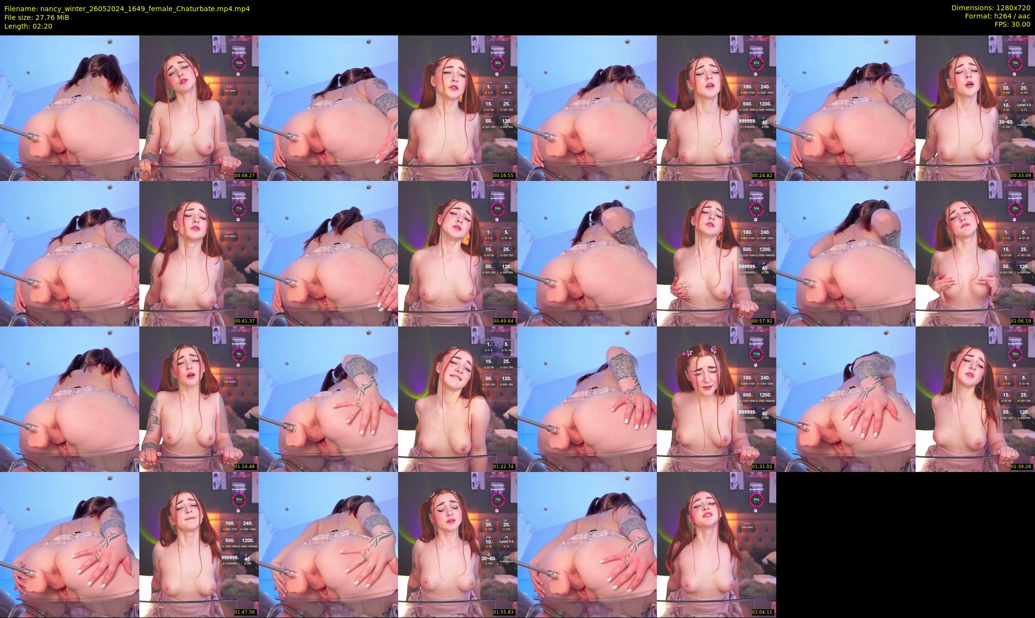 nancy_winter — 3 minute Chaturbate female cam show recording, 720p, May 26, 2024