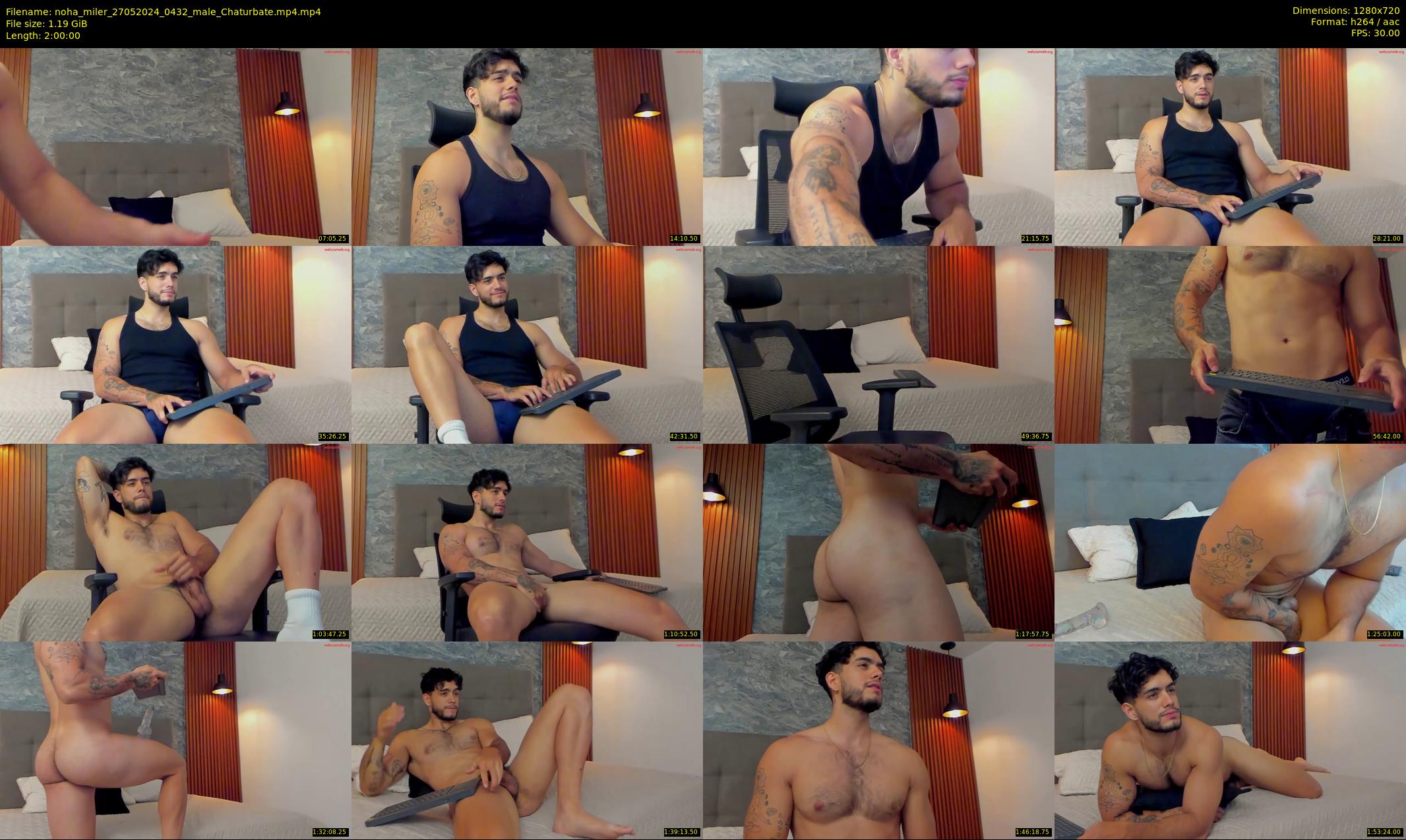noha_miler — 120 minute Chaturbate male cam show recording, 720p, May 27, 2024