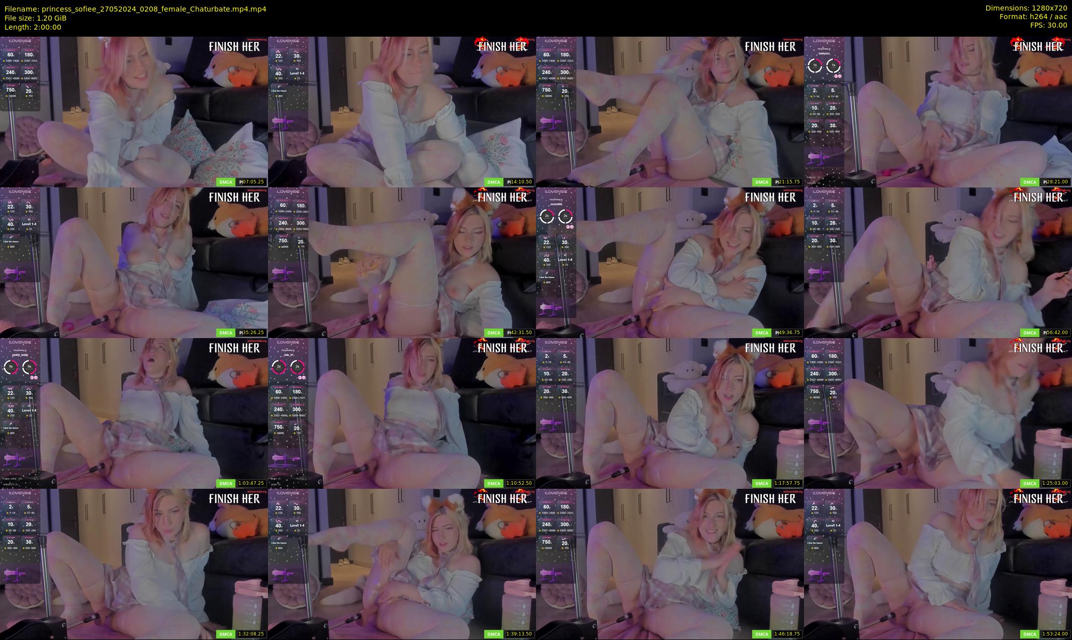 princess_sofiee — 120 minute Chaturbate female cam show recording, 720p, May 27, 2024