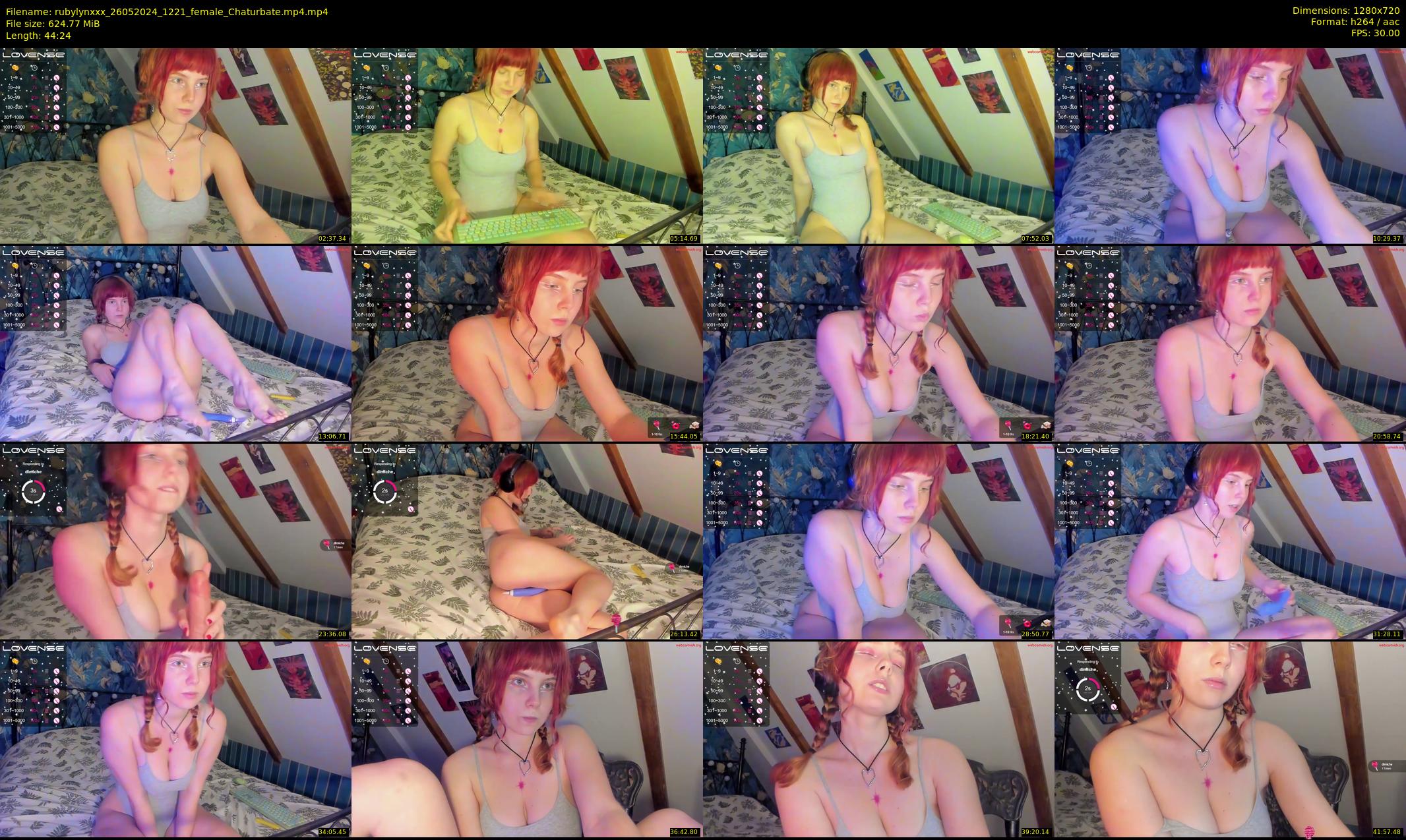 rubylynxxx — 45 minute Chaturbate female cam show recording, 720p, May 26, 2024